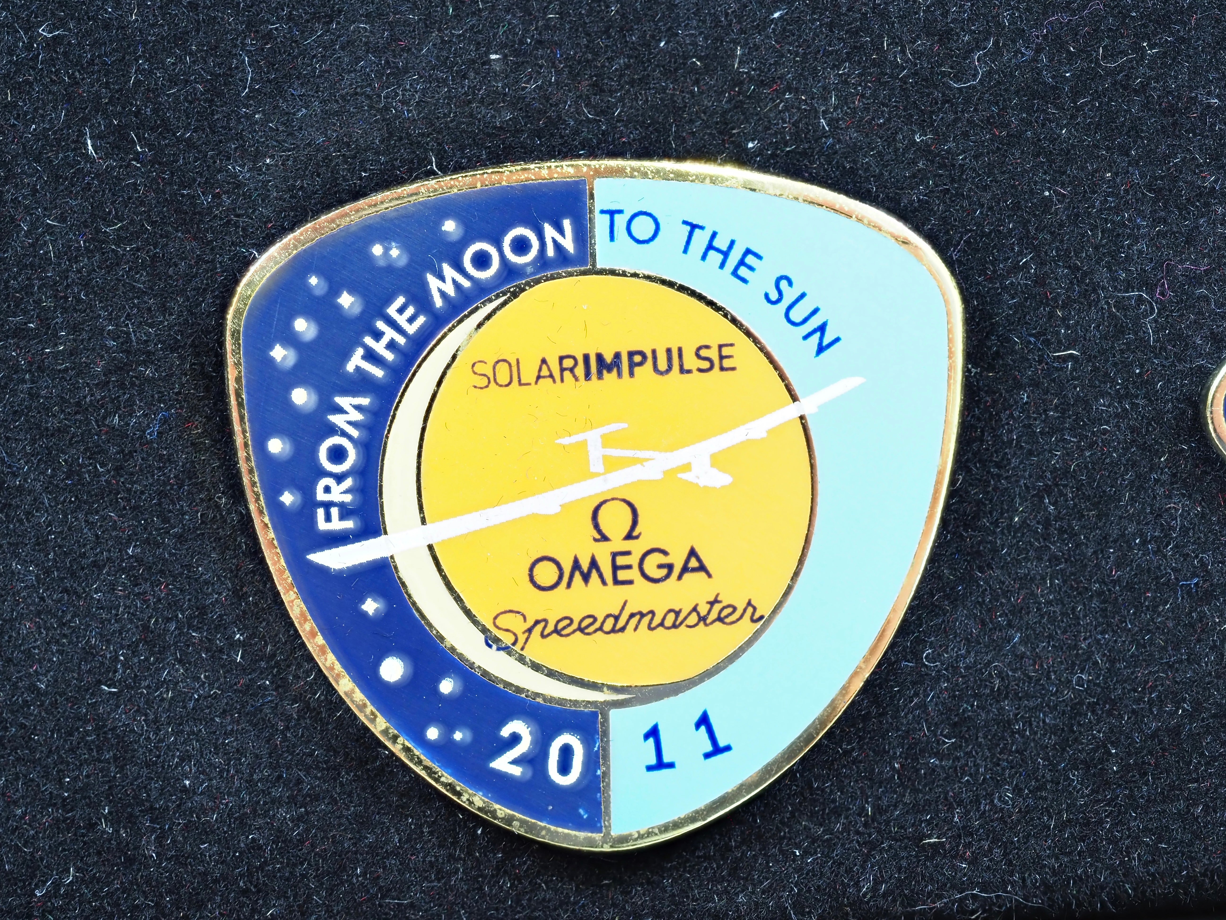 Omega 50th Anniversary Pin Badges - Set of 8