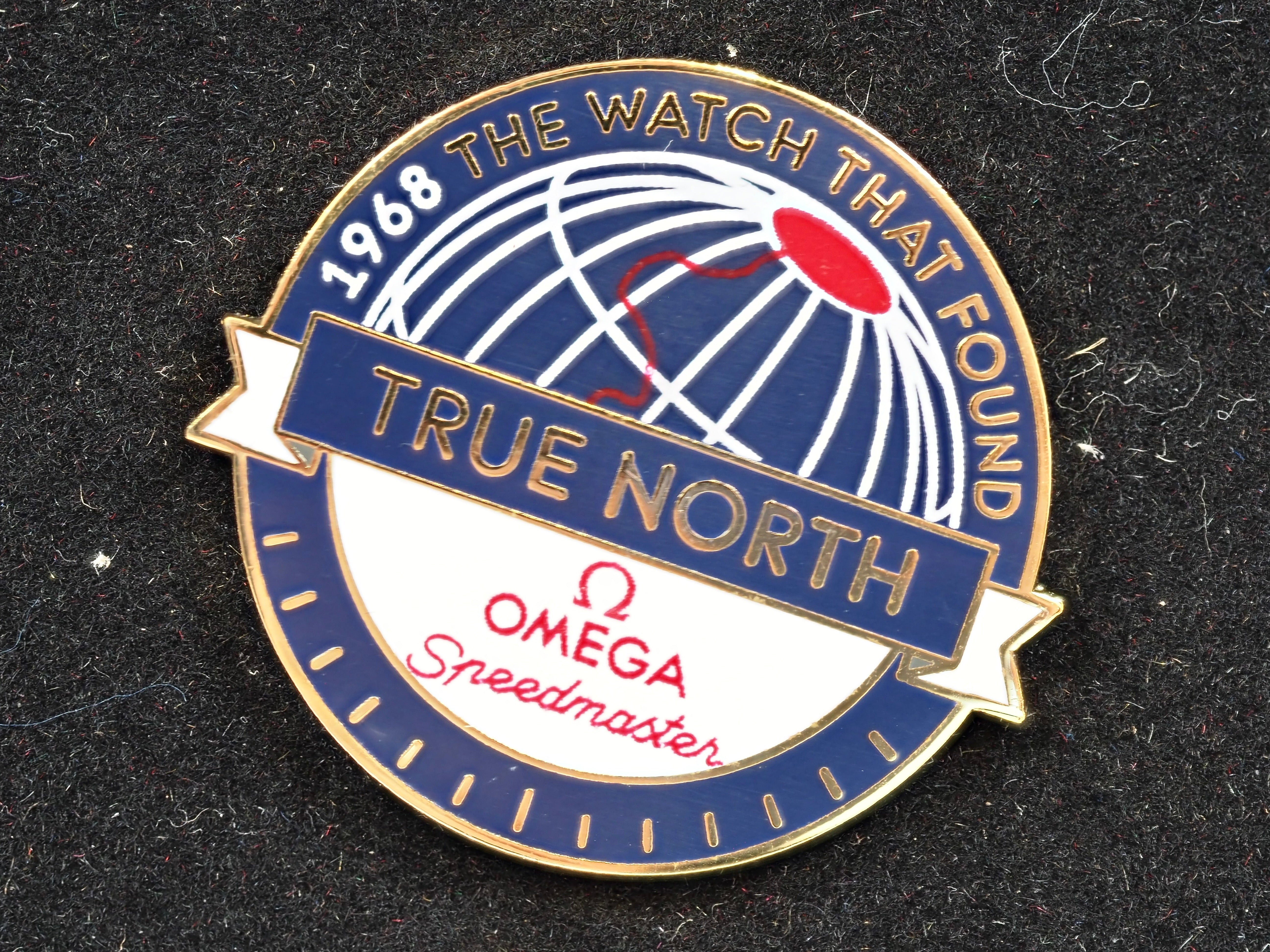 Omega 50th Anniversary Pin Badges - Set of 8