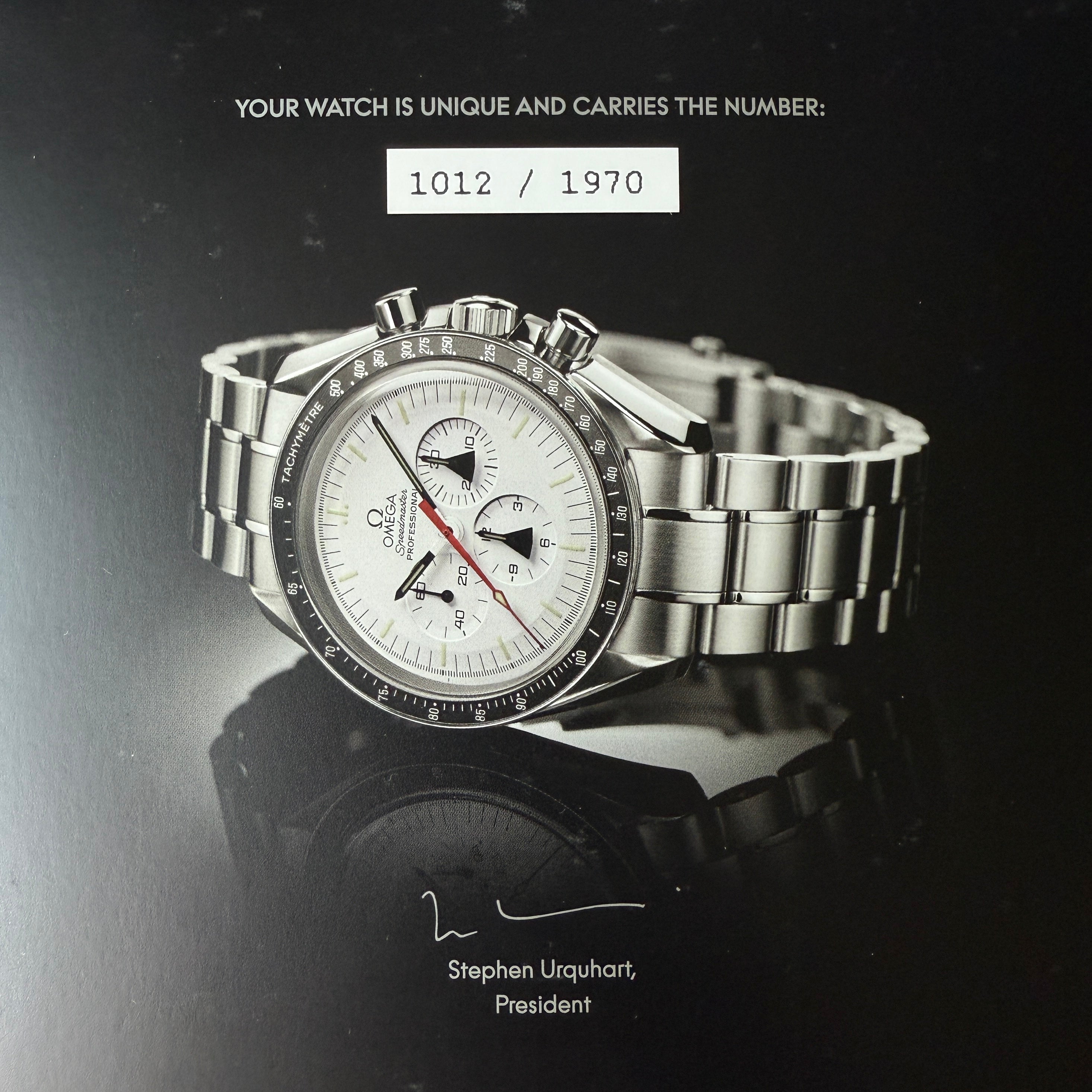Omega Speedmaster Alaska Project Certificates