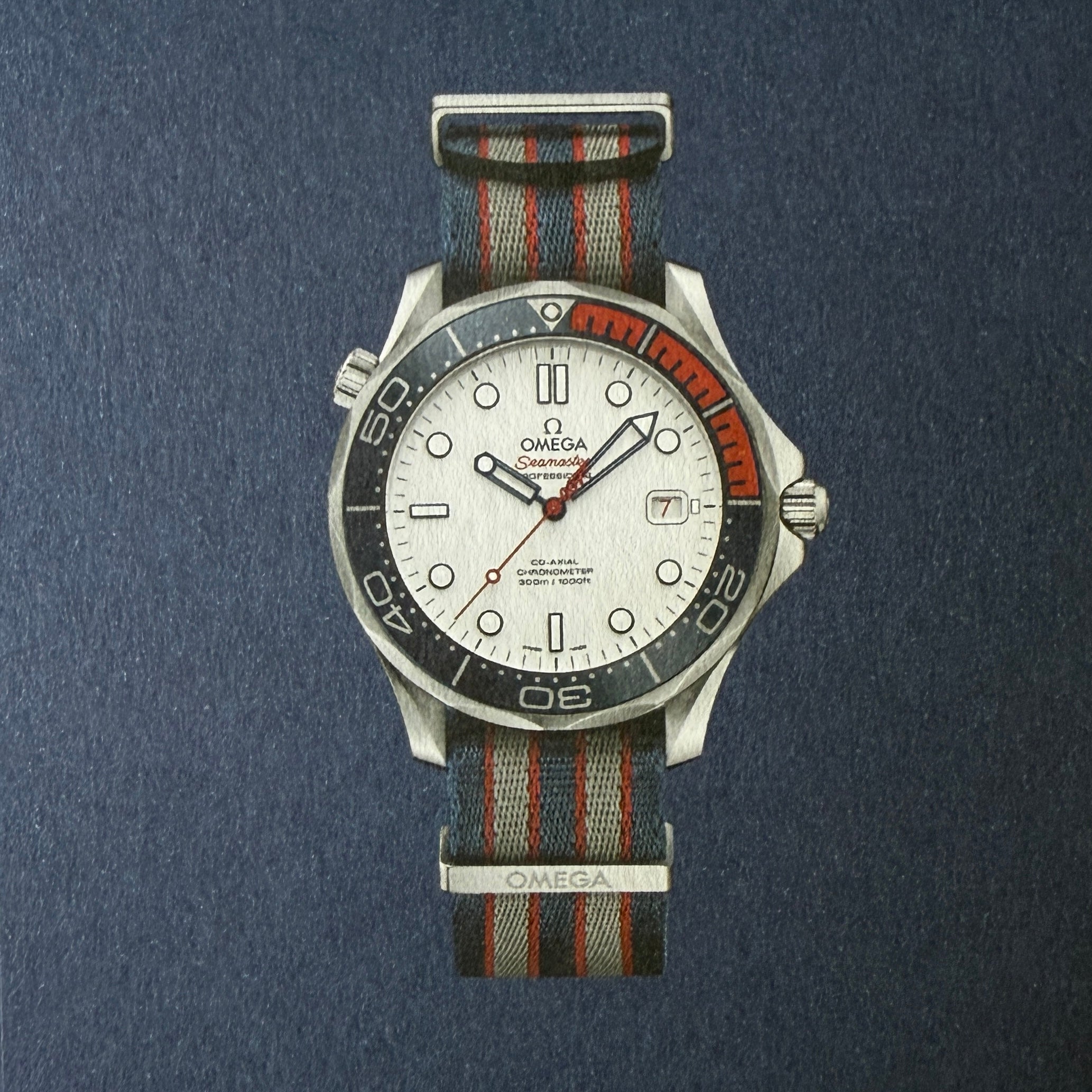 Omega Seamaster 007 Commanders Watch Certificate