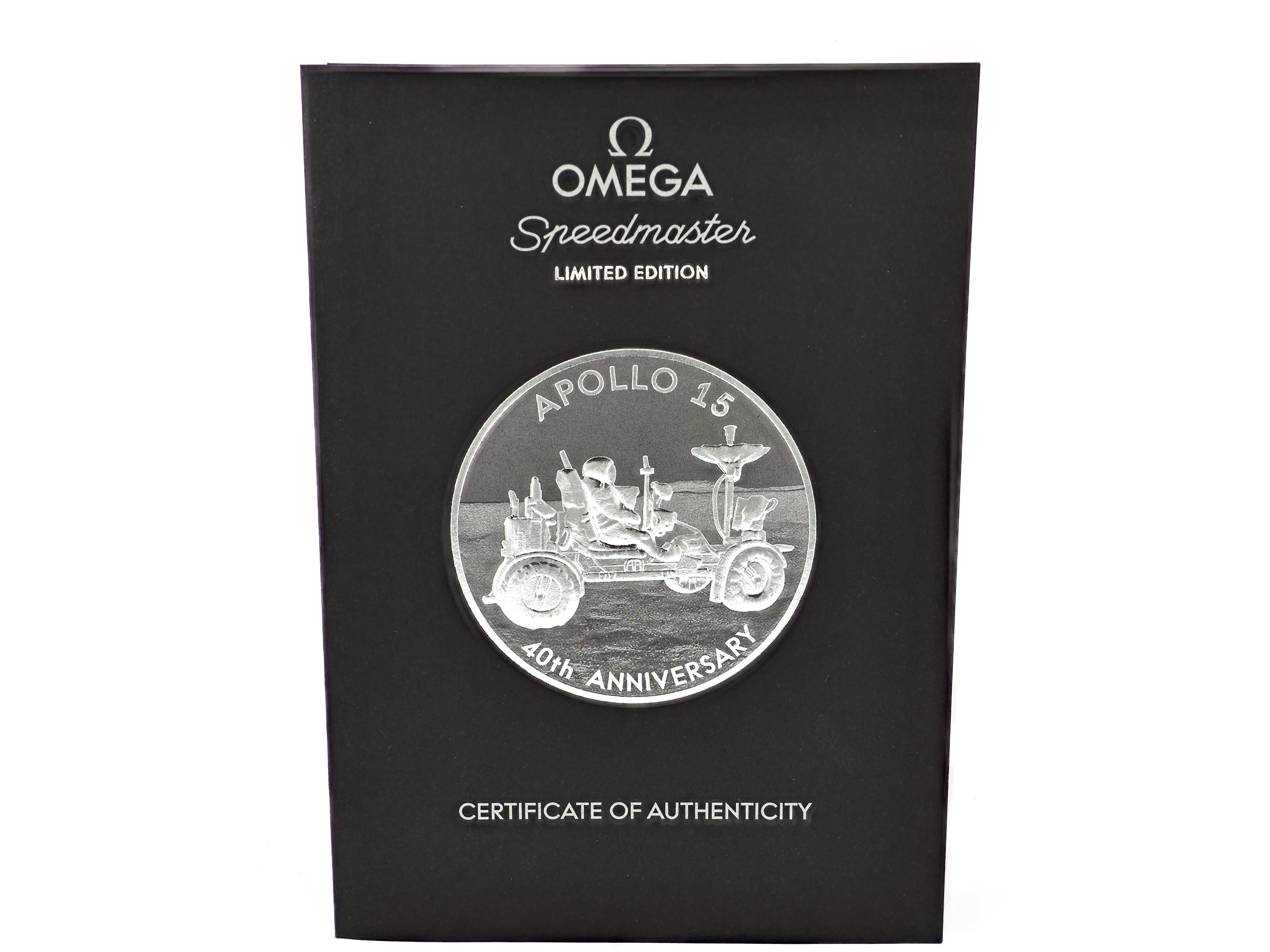2020 Omega Speedmaster Apollo 15 40th Anniversary 311.30.42.30.01.003