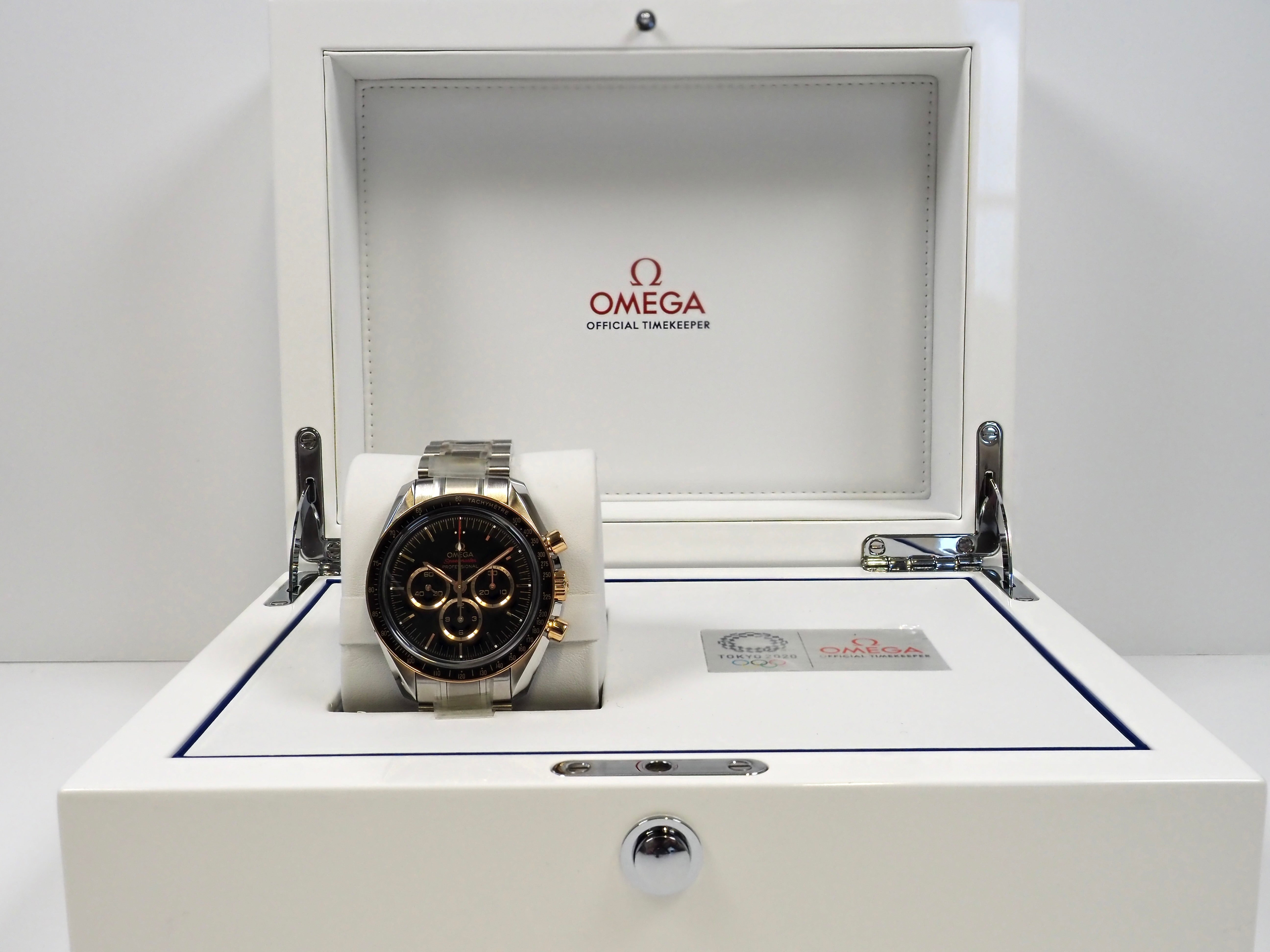 2021 Omega Speedmaster Professional Tokyo 2020 'Black Gold'