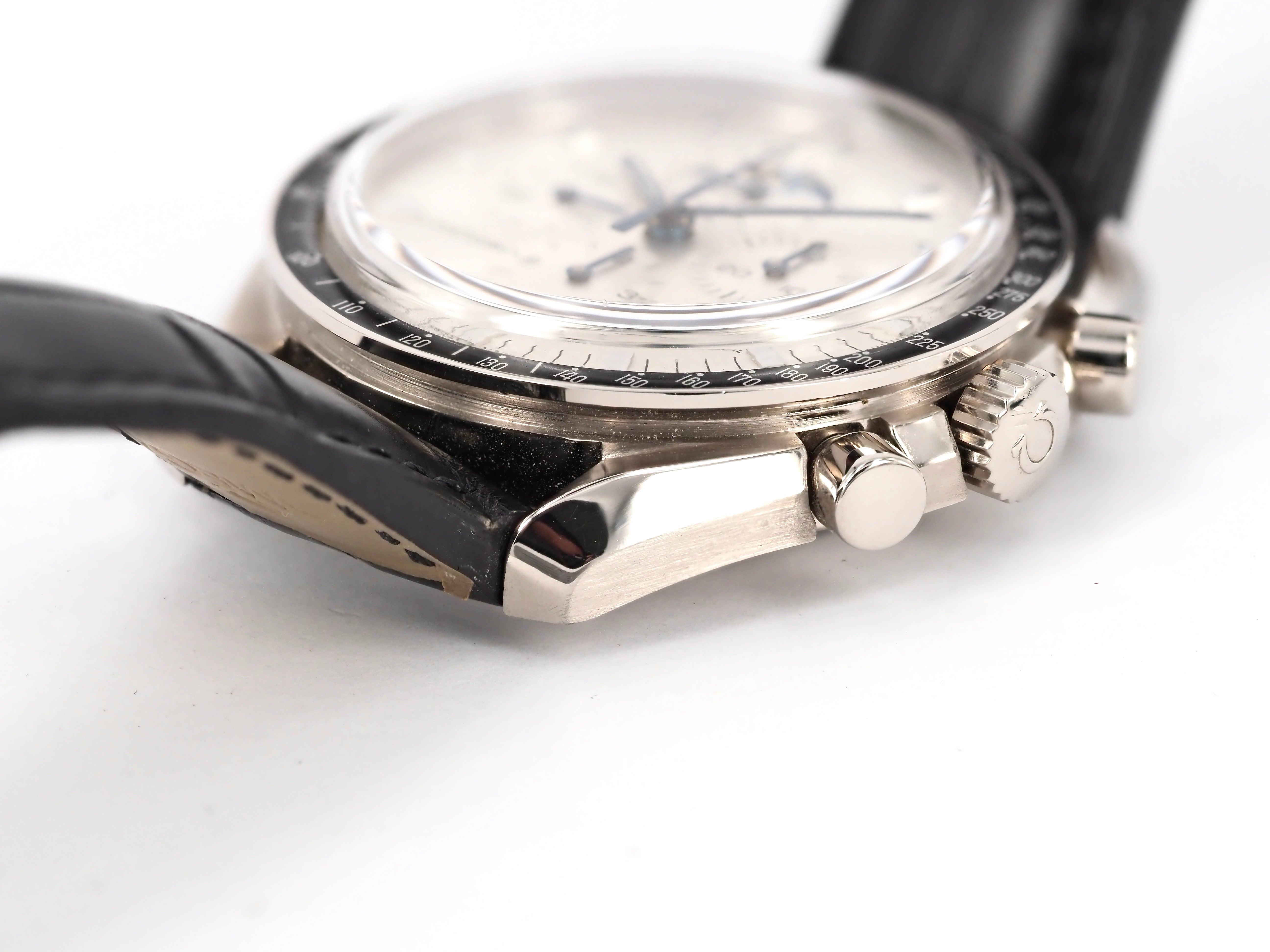 2003 Omega Speedmaster Professional White Gold Moonphase 3689.30