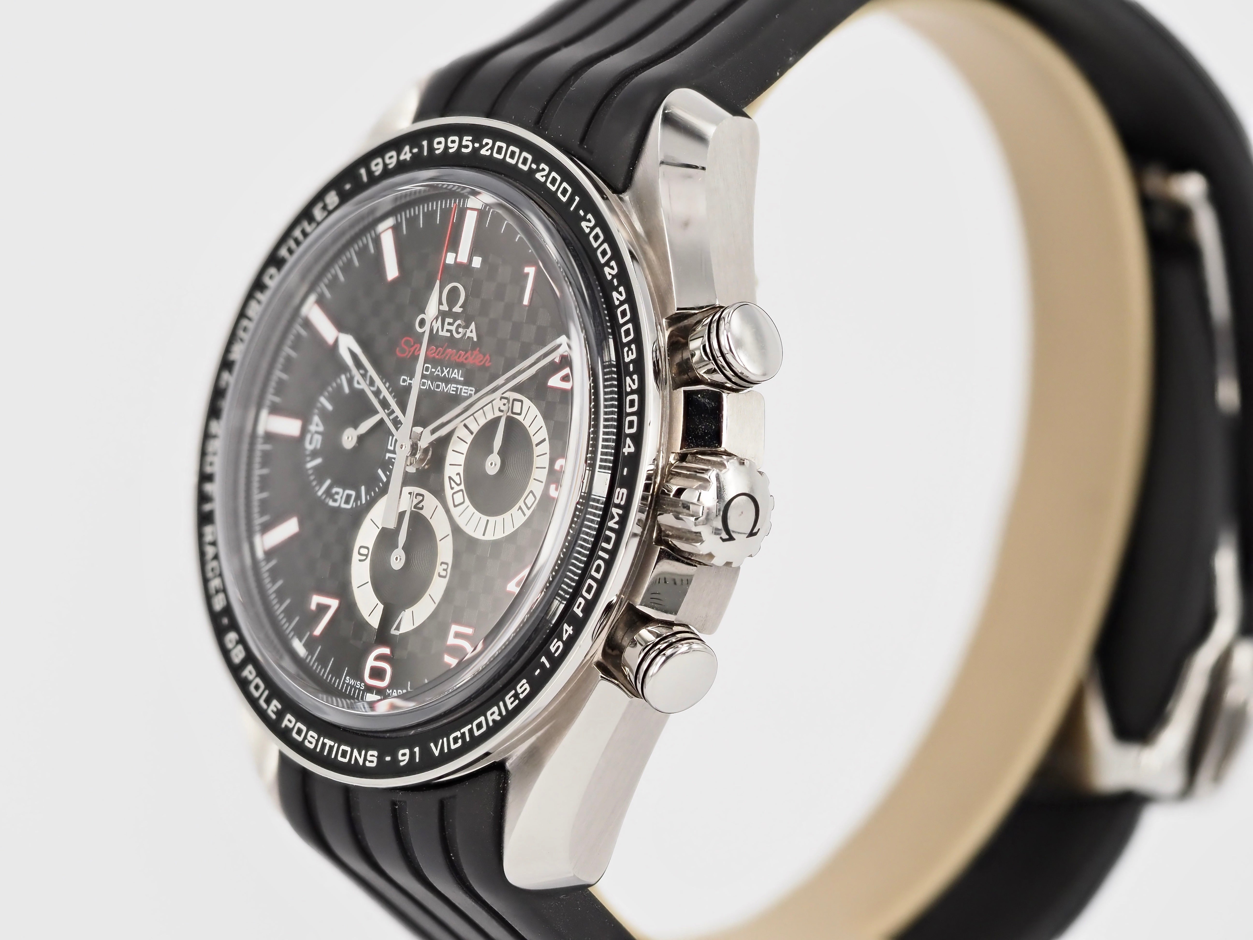 2012 Omega Speedmaster 44mm Co-Axial Schumacher '7 World Titles' 321.32.44.50.01.001