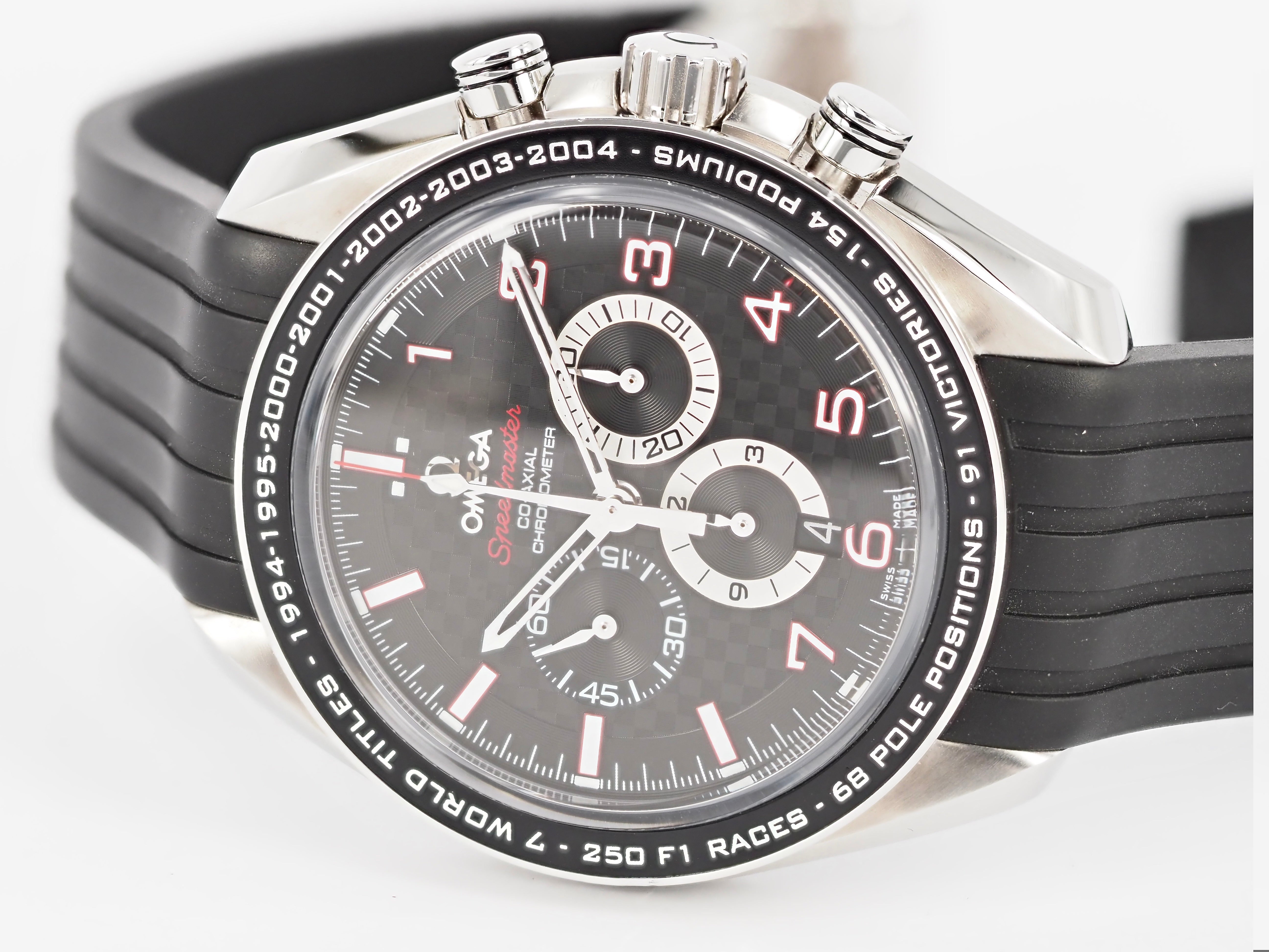 2012 Omega Speedmaster 44mm Co-Axial Schumacher '7 World Titles' 321.32.44.50.01.001