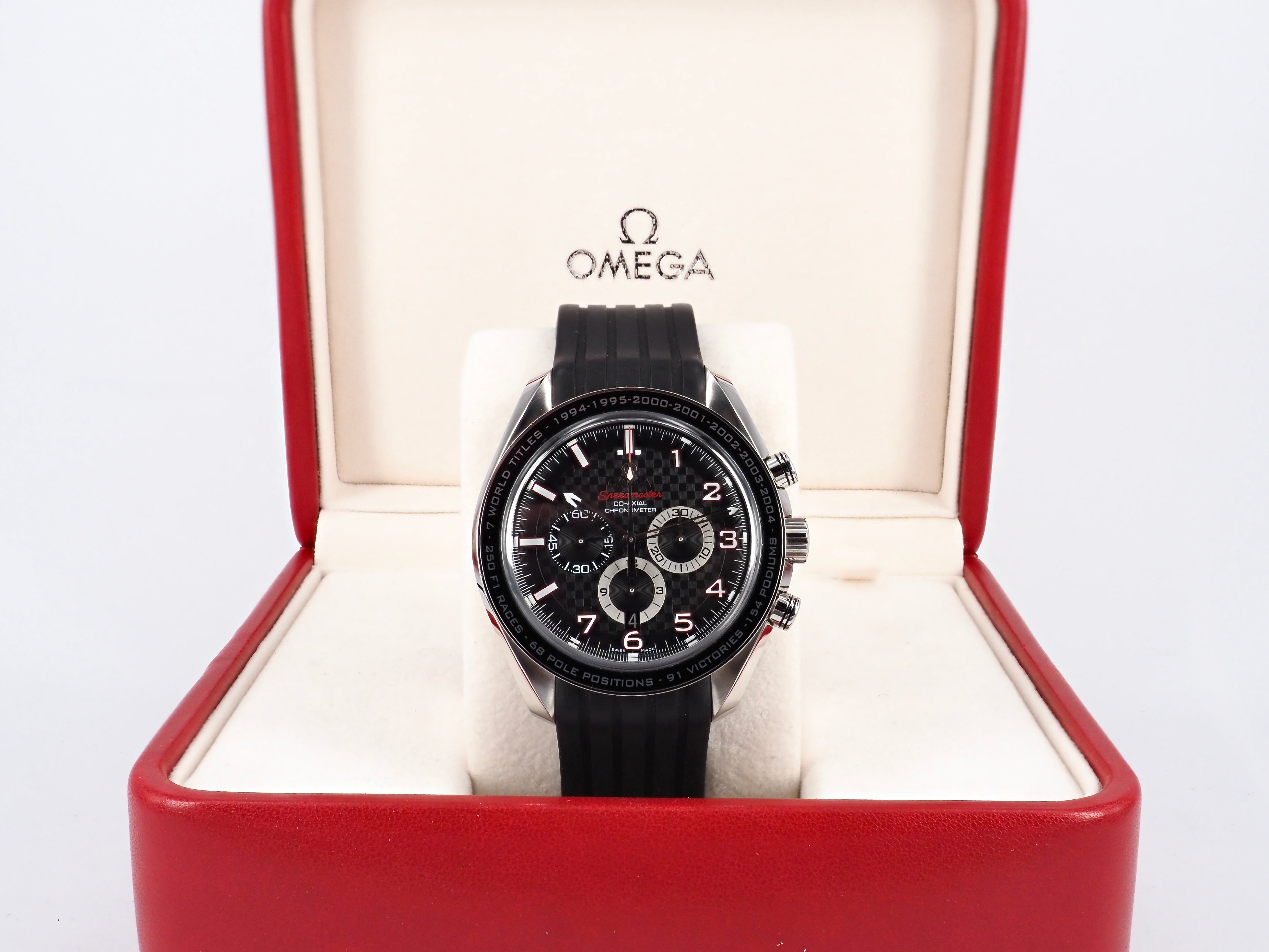 2012 Omega Speedmaster 44mm Co-Axial Schumacher '7 World Titles' 321.32.44.50.01.001