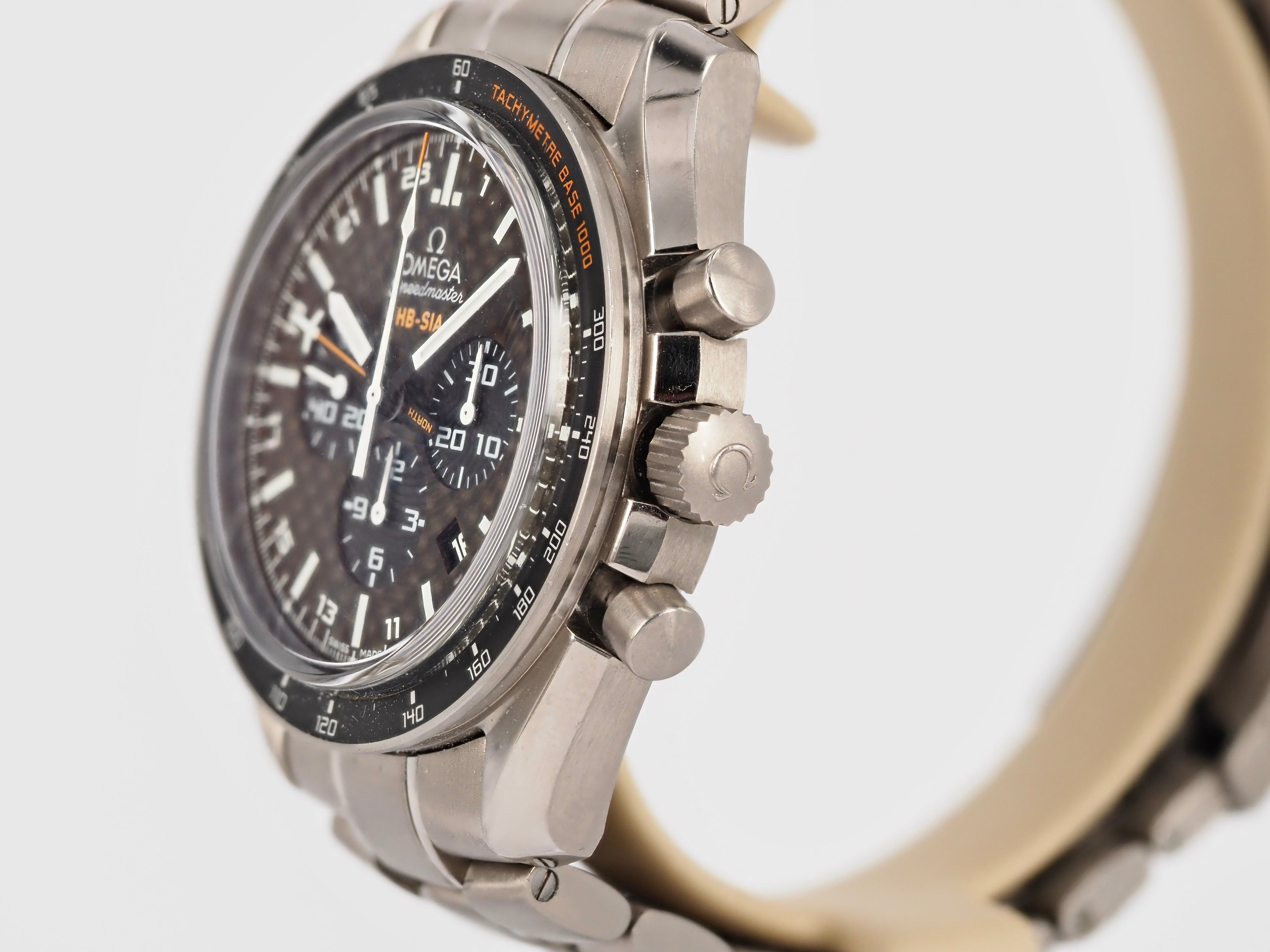 2012 Omega Speedmaster Co-Axial GMT Solar Impulse HB-SIA
