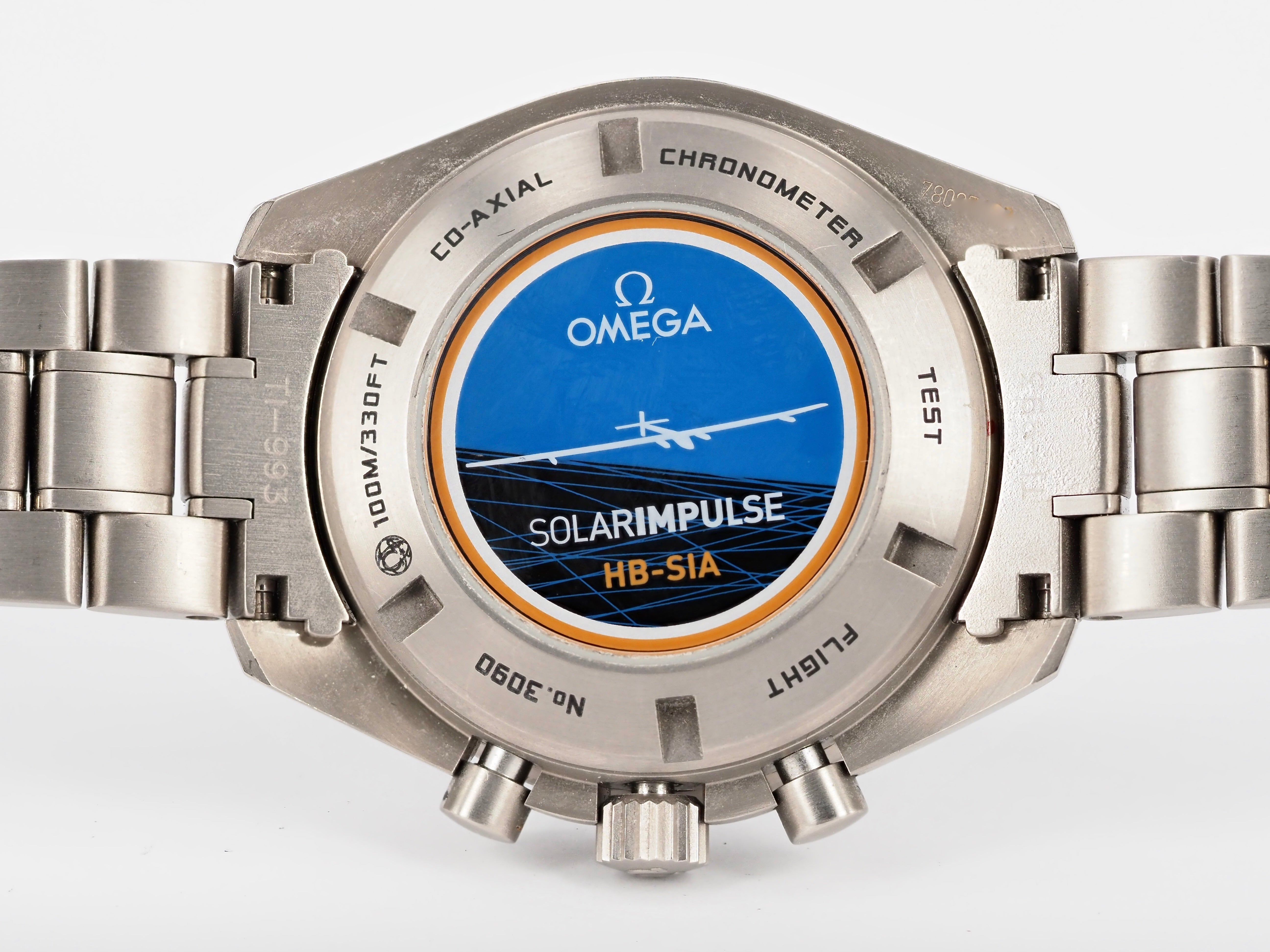 2012 Omega Speedmaster Co-Axial GMT Solar Impulse HB-SIA