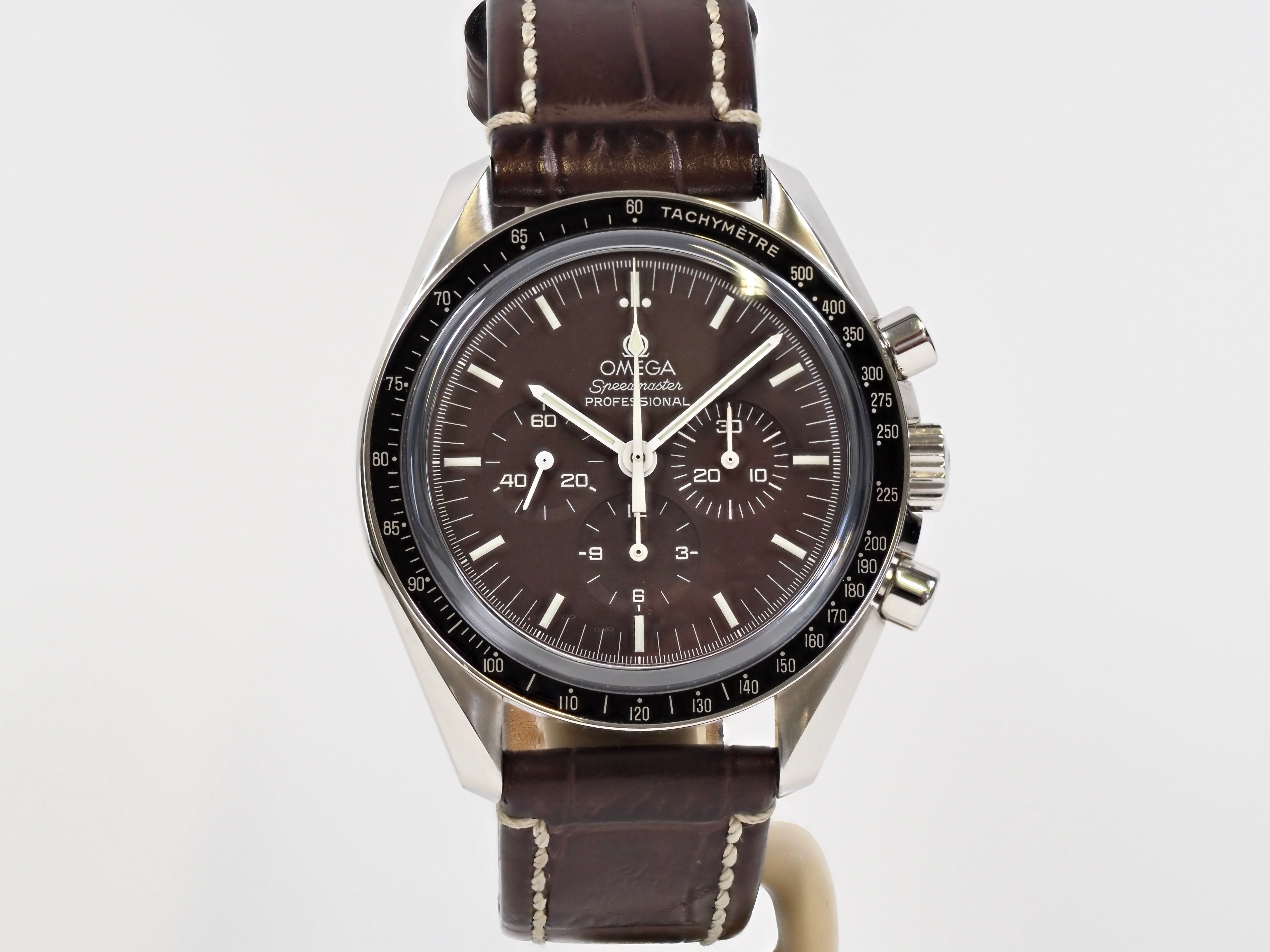 2010 Omega Speedmaster Professional 'Chocolate' 311.30.42.30.13.001 Sapphire Sandwich