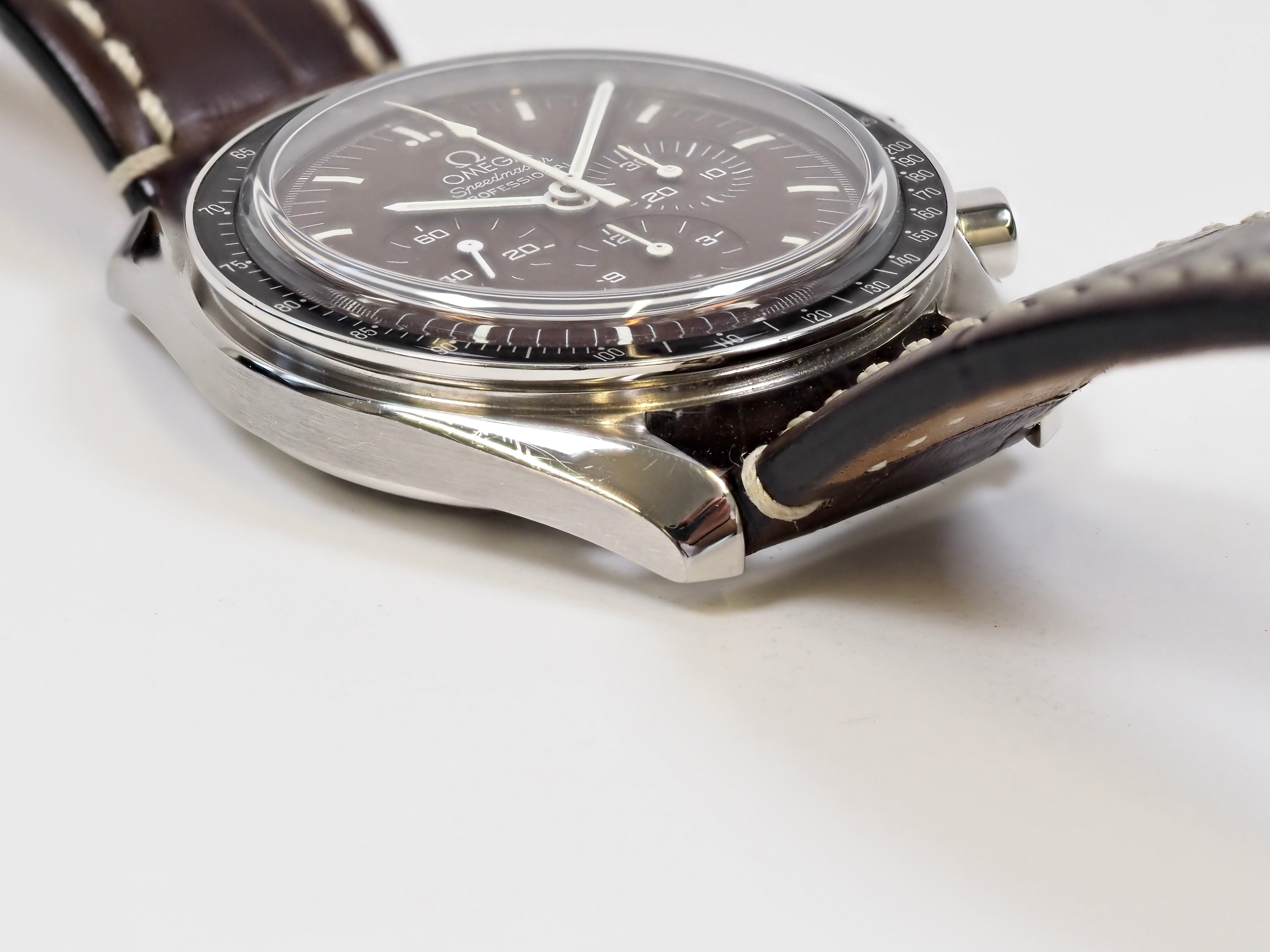 2010 Omega Speedmaster Professional 'Chocolate' 311.30.42.30.13.001 Sapphire Sandwich
