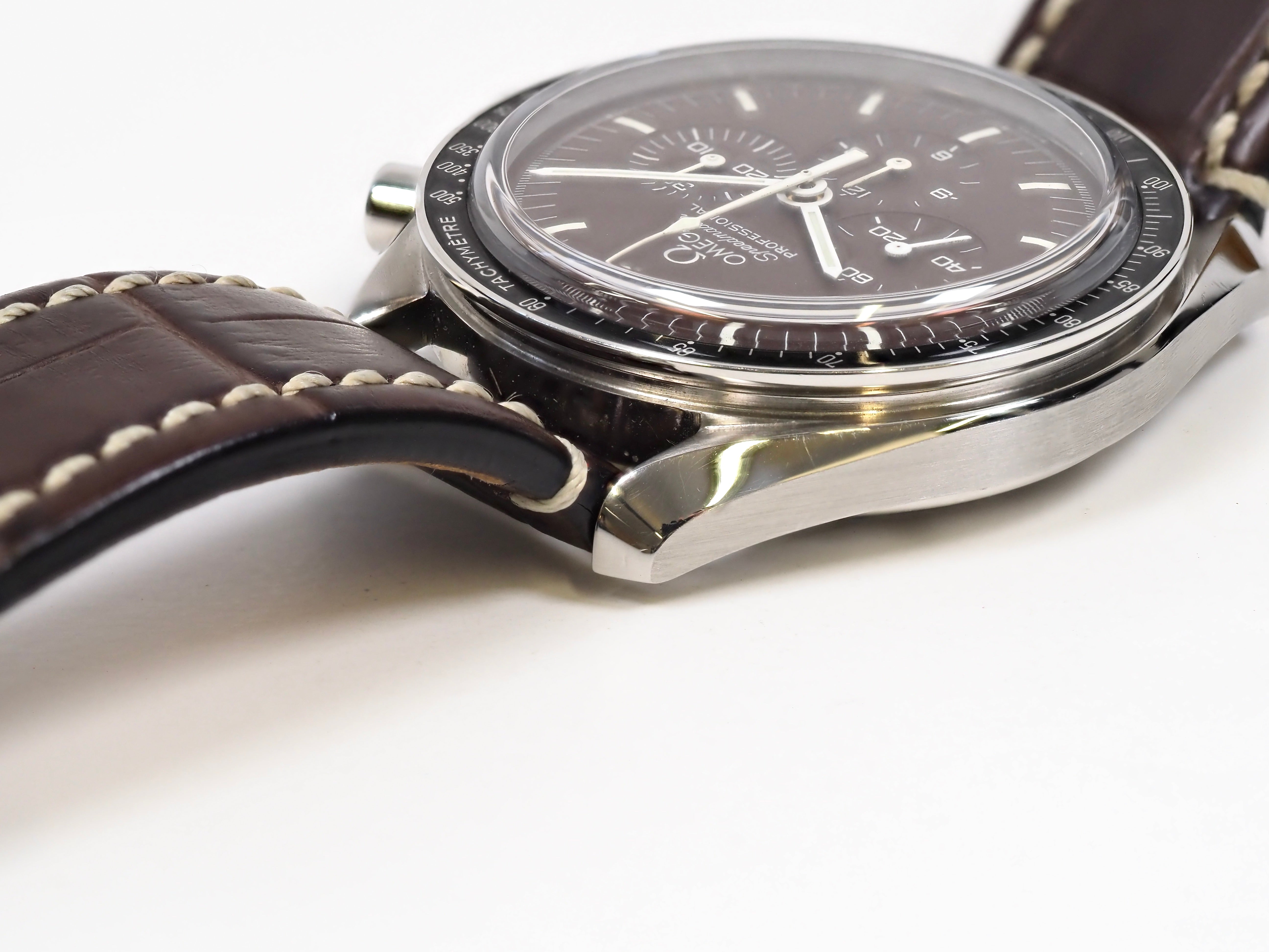 2010 Omega Speedmaster Professional 'Chocolate' 311.30.42.30.13.001 Sapphire Sandwich