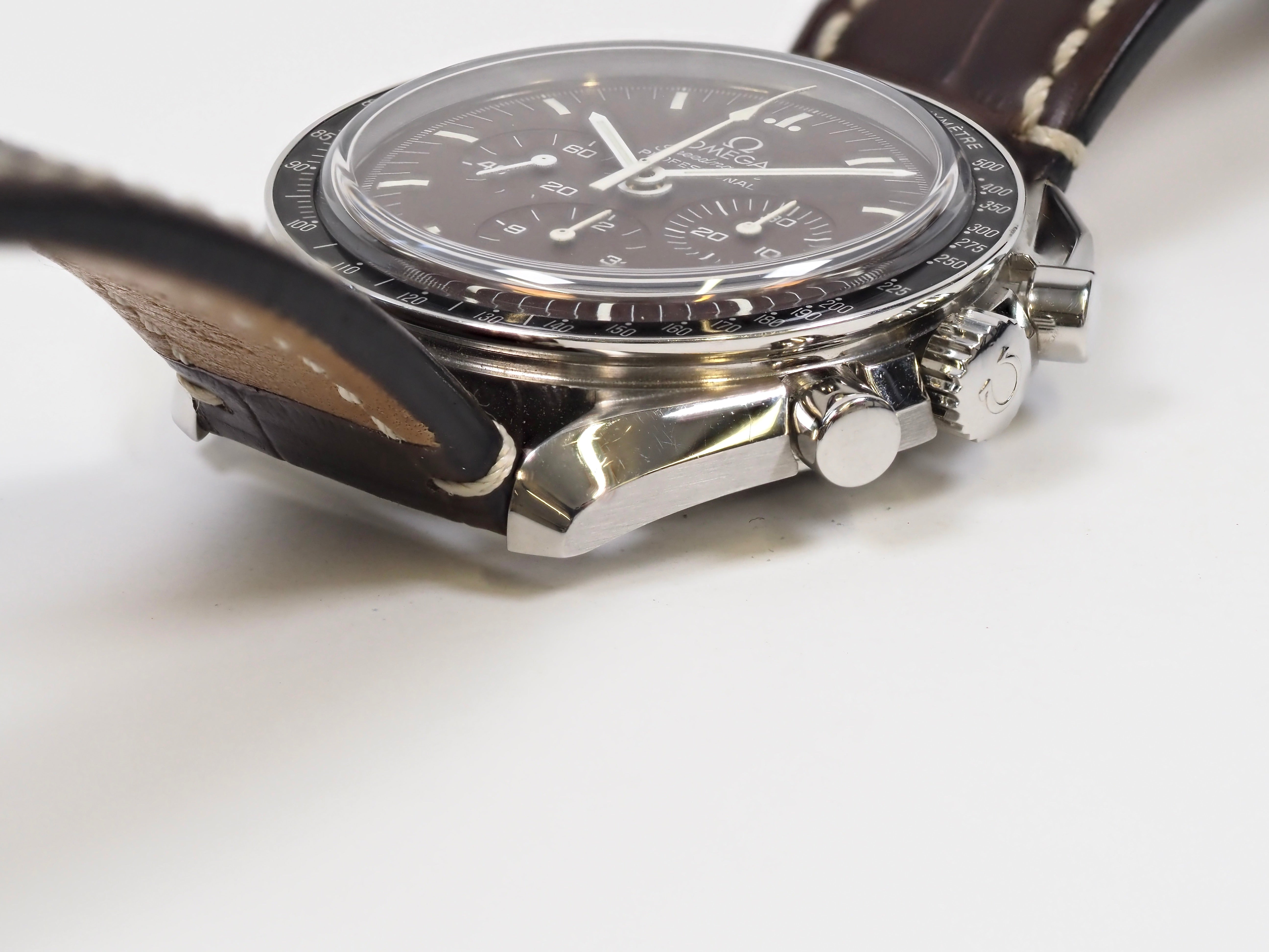 2010 Omega Speedmaster Professional 'Chocolate' 311.30.42.30.13.001 Sapphire Sandwich