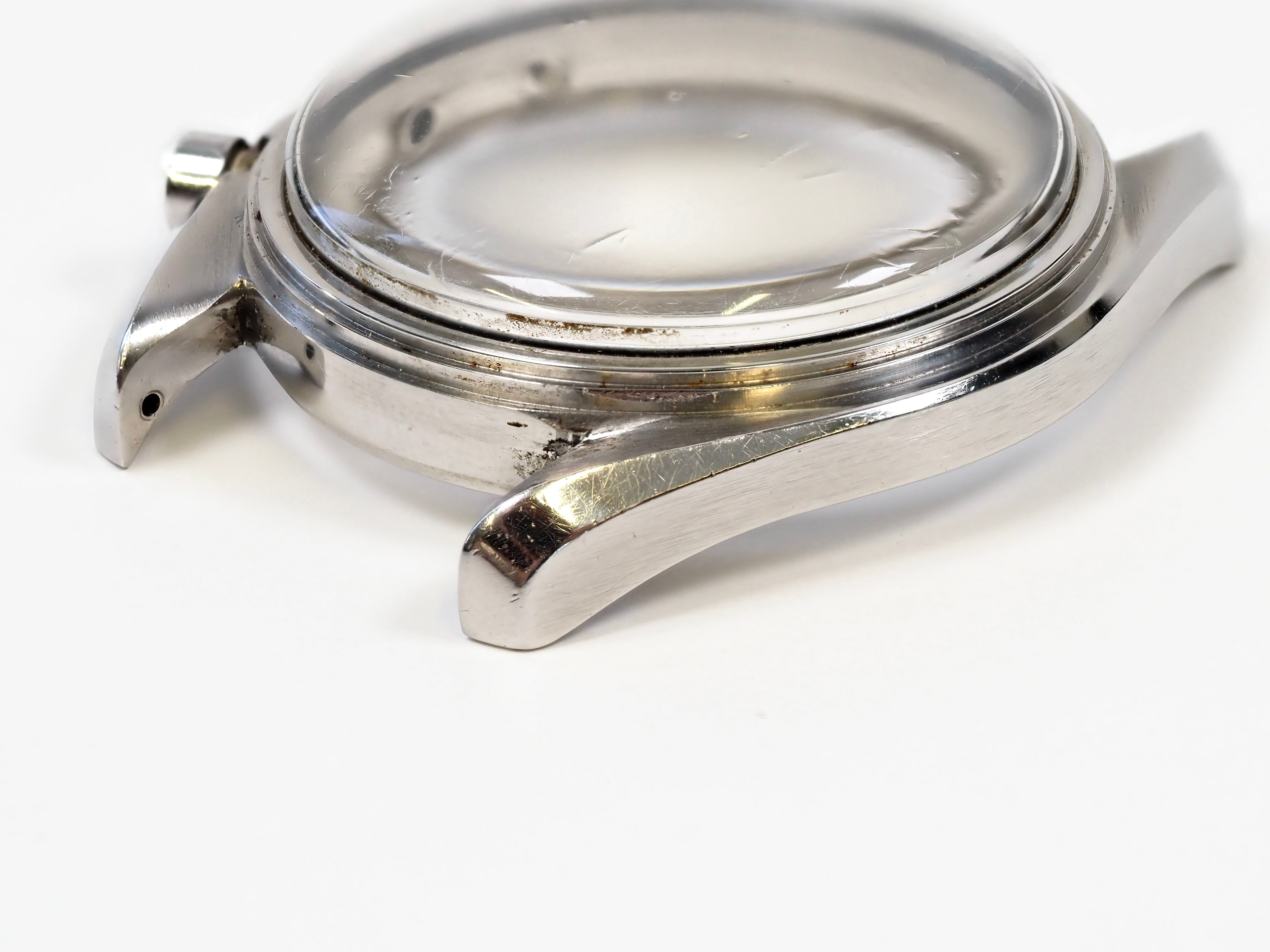 Omega Speedmaster HF Mid Case for 105.012 with 2x Press Fit Pushers.
