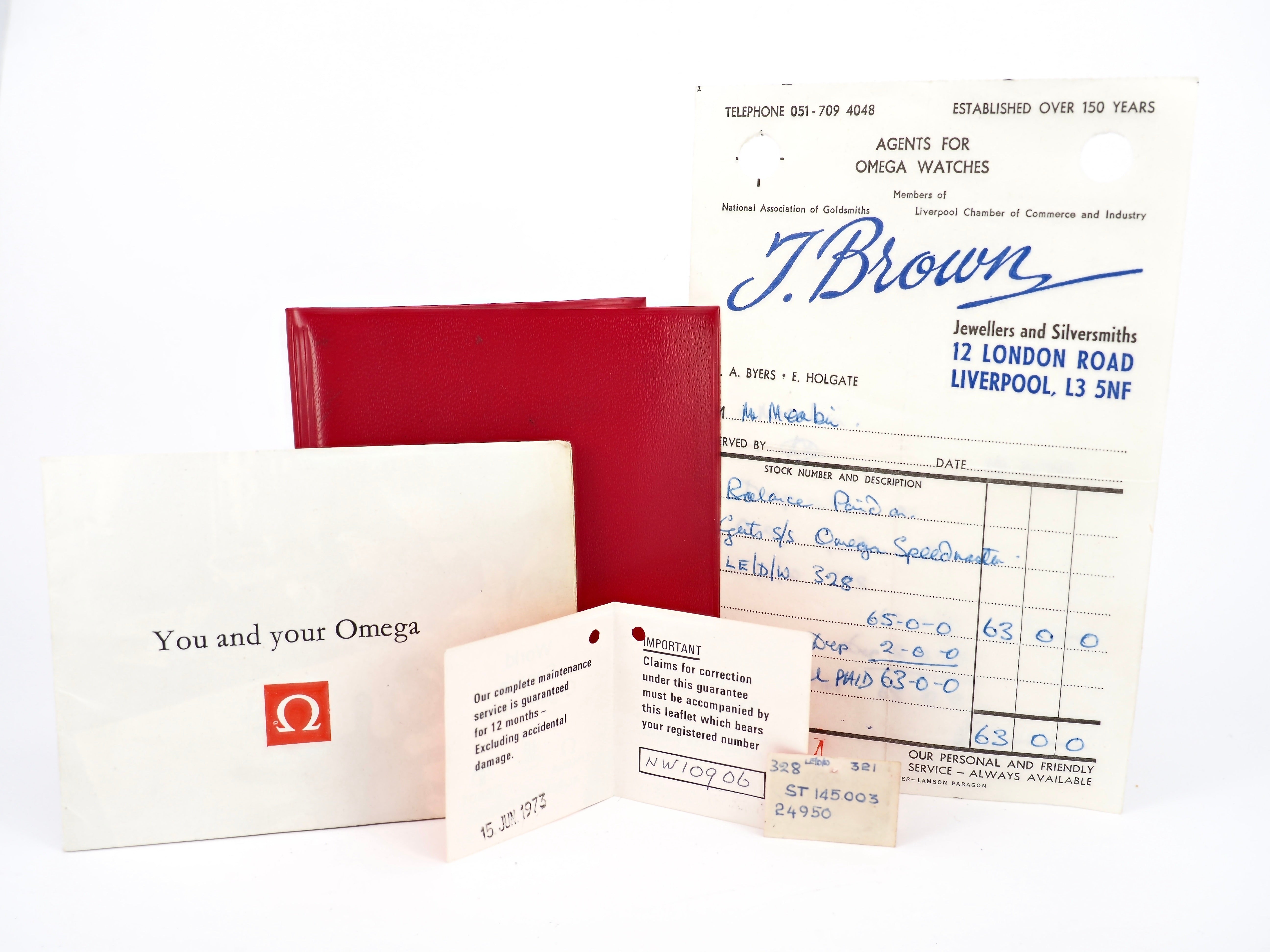 1967 Omega Speedmaster 105.003 Ed White