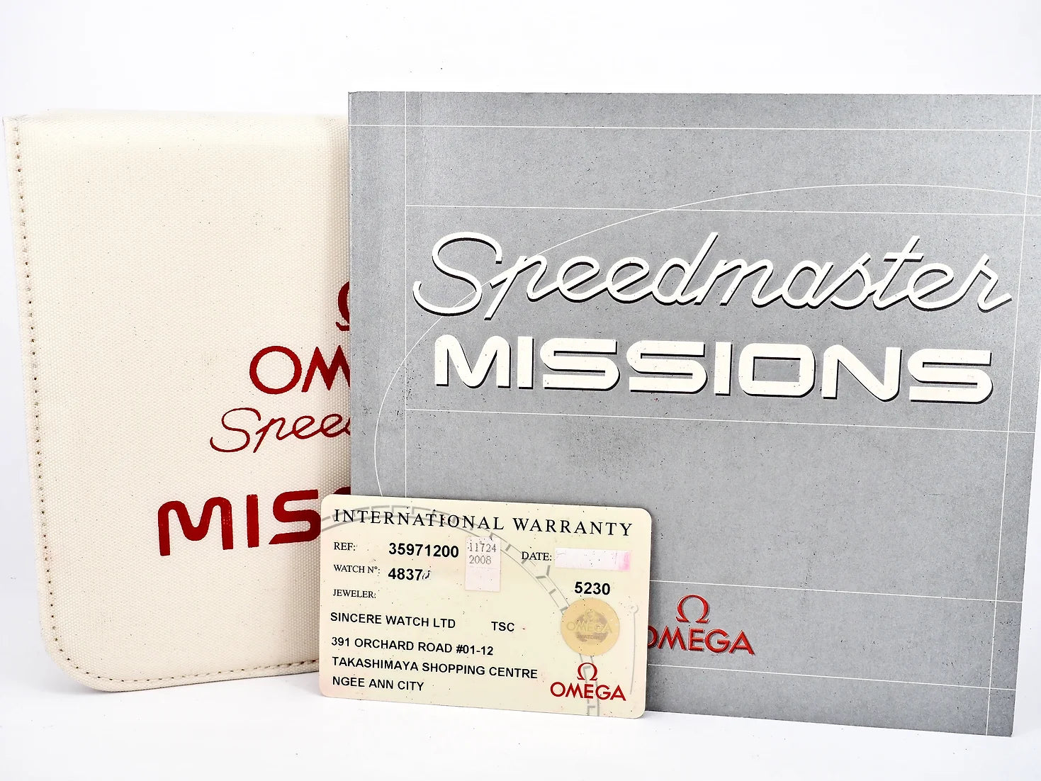 1997 Omega Speedmaster Professional Apollo 8 Missions 3597.12