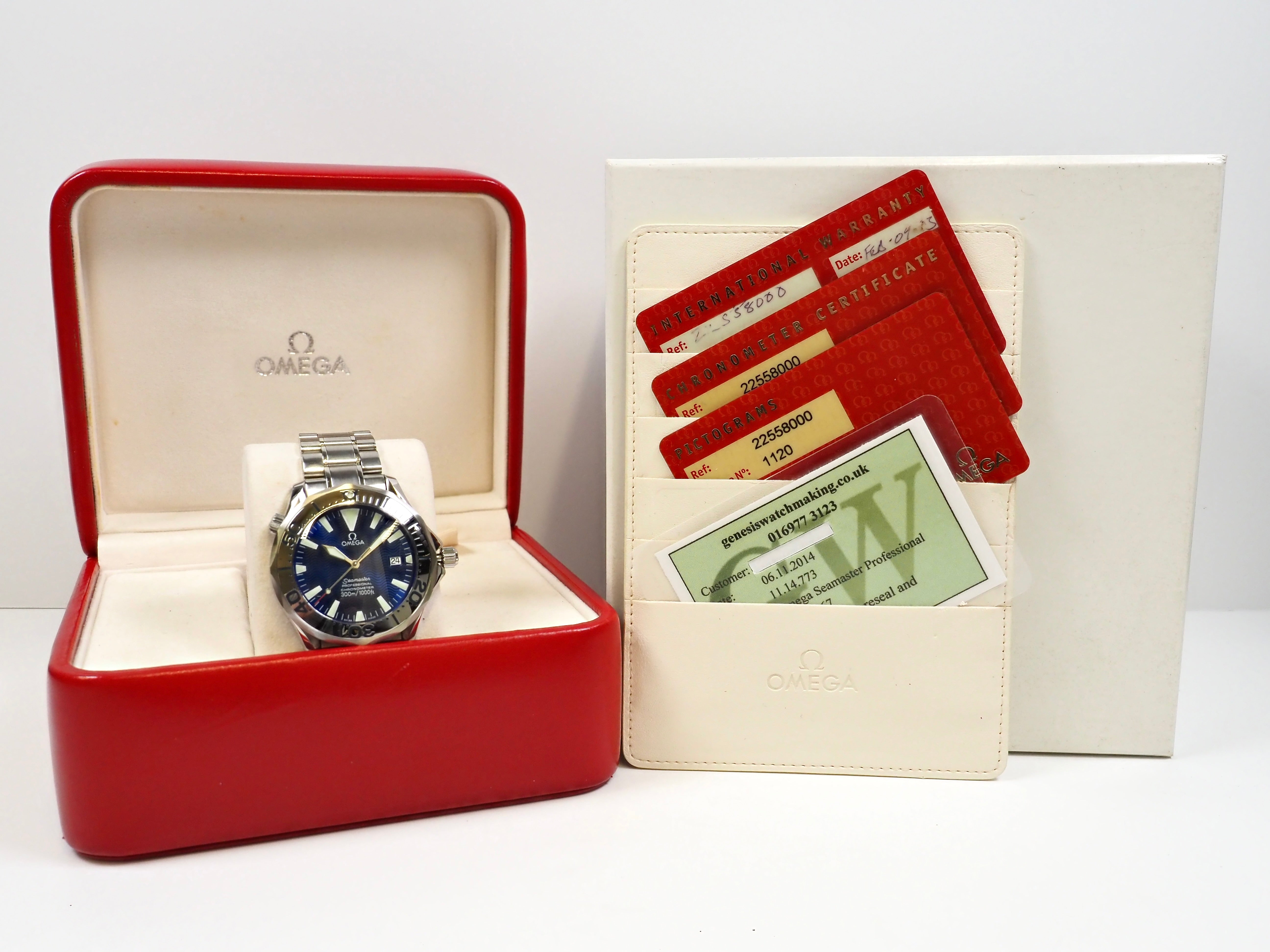 Omega Seamaster Professional 2255.80 'Electric Blue'