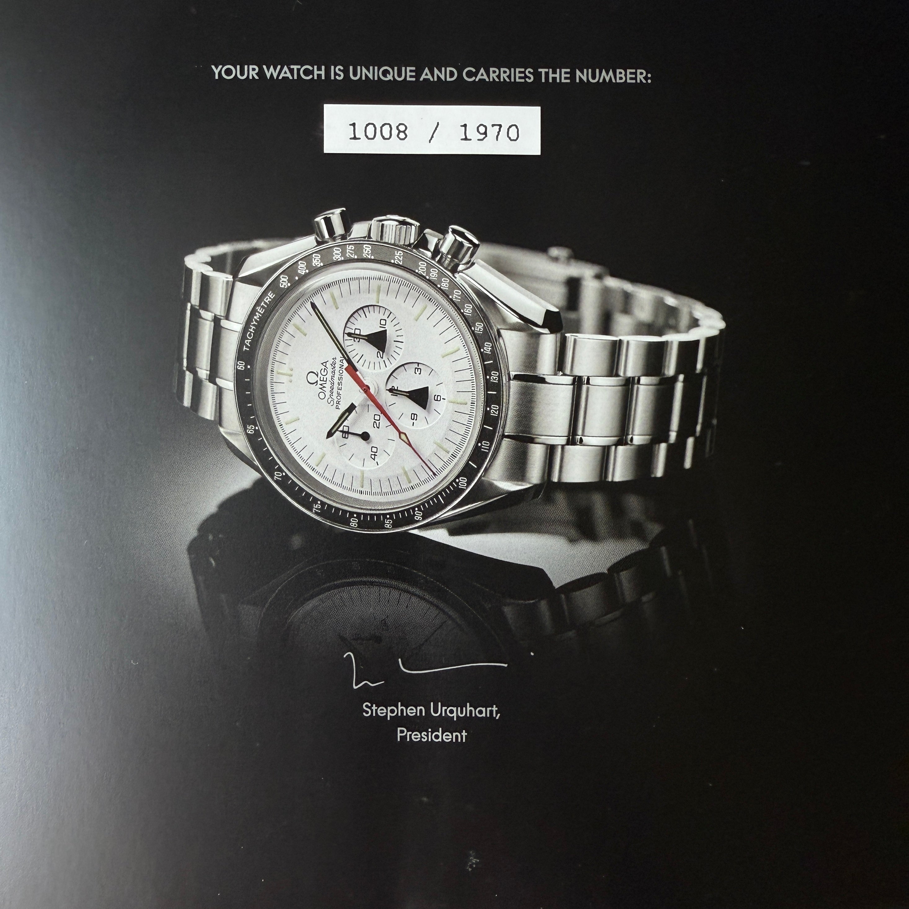 Omega Speedmaster Alaska Project Certificates