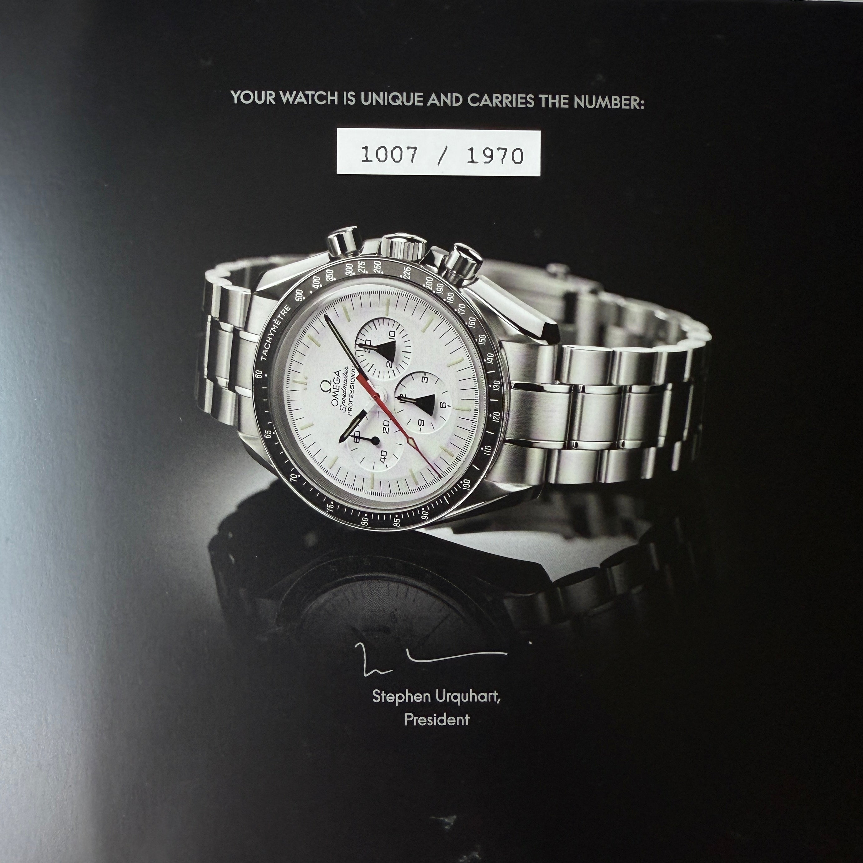 Omega Speedmaster Alaska Project Certificates