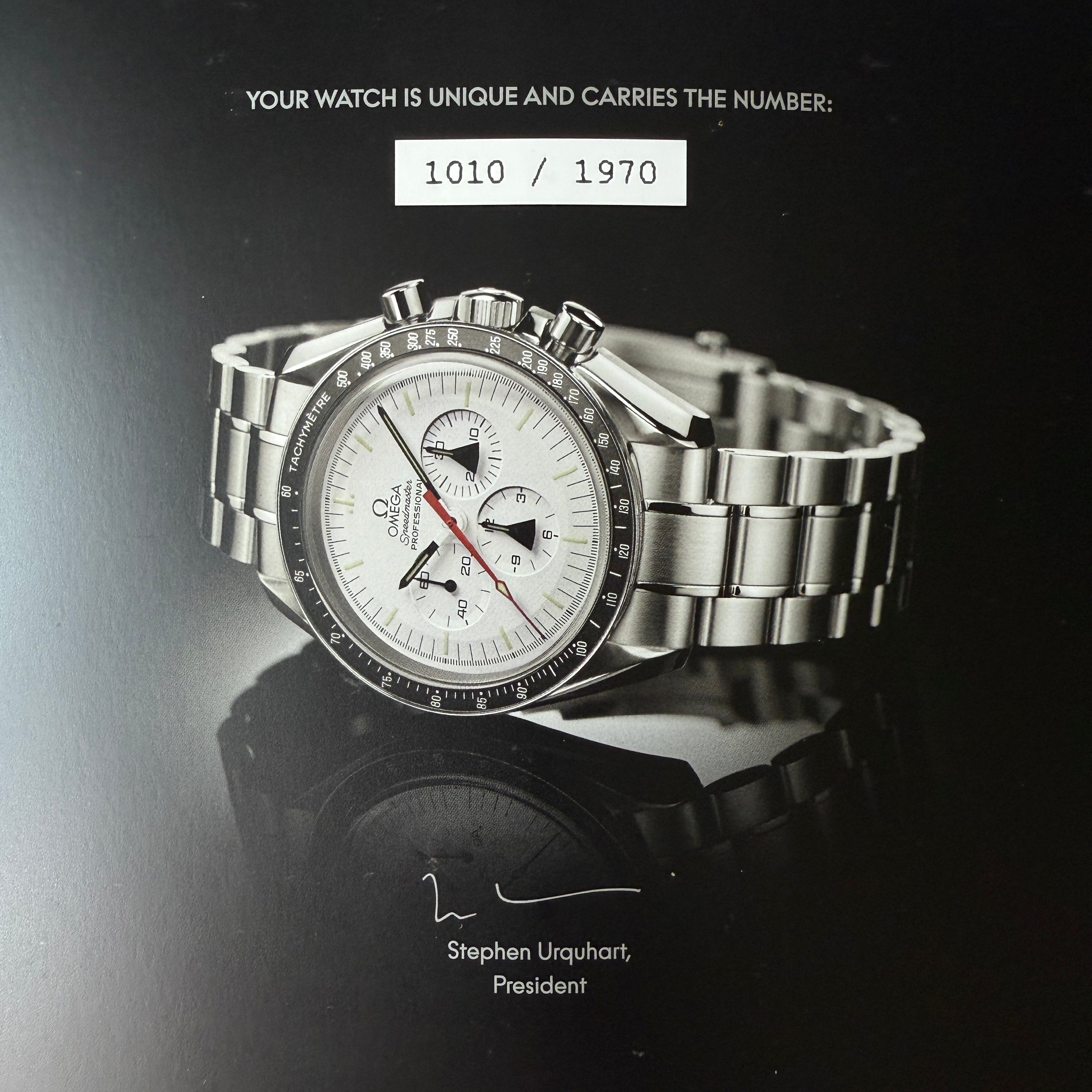 Omega Speedmaster Alaska Project Certificates