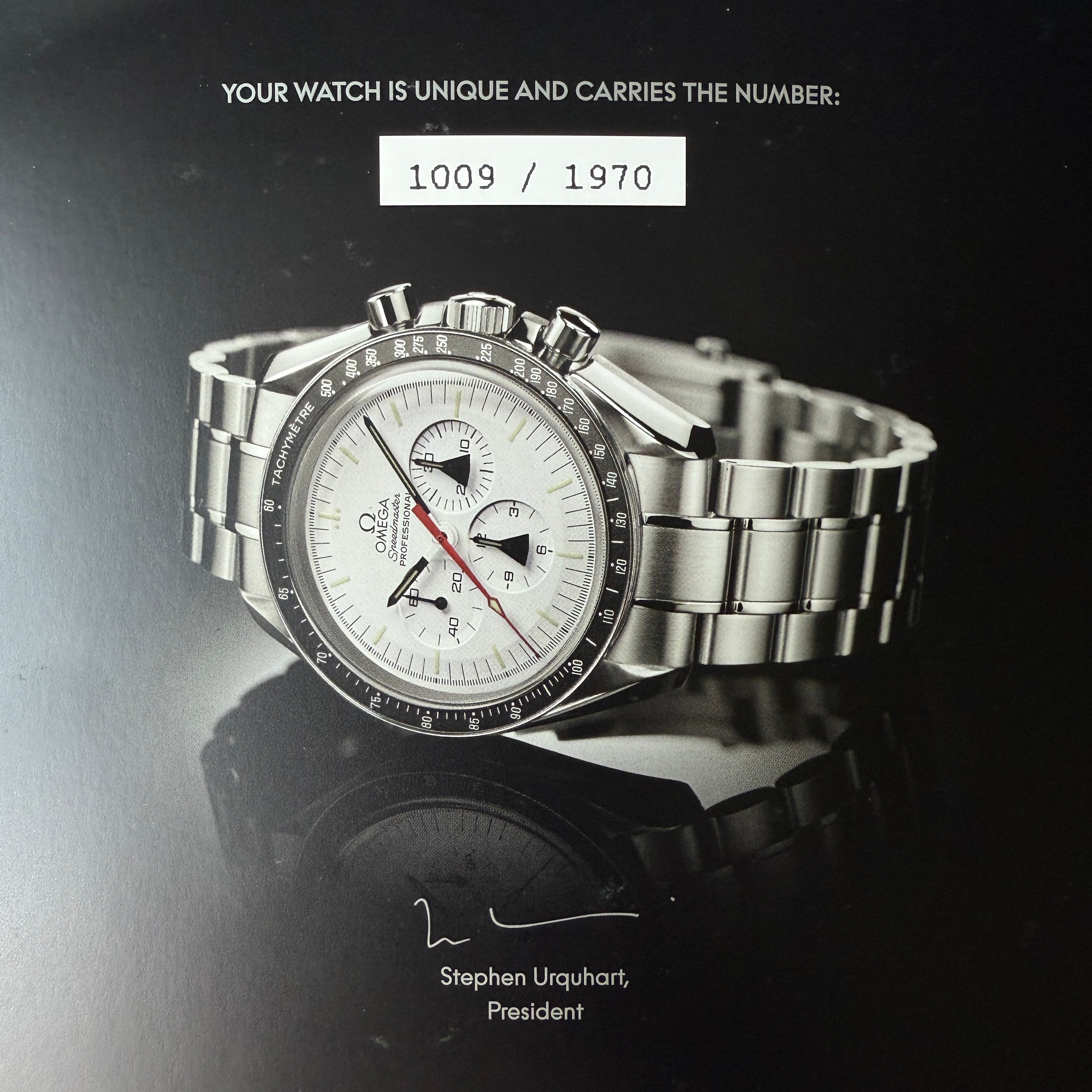 Omega Speedmaster Alaska Project Certificates