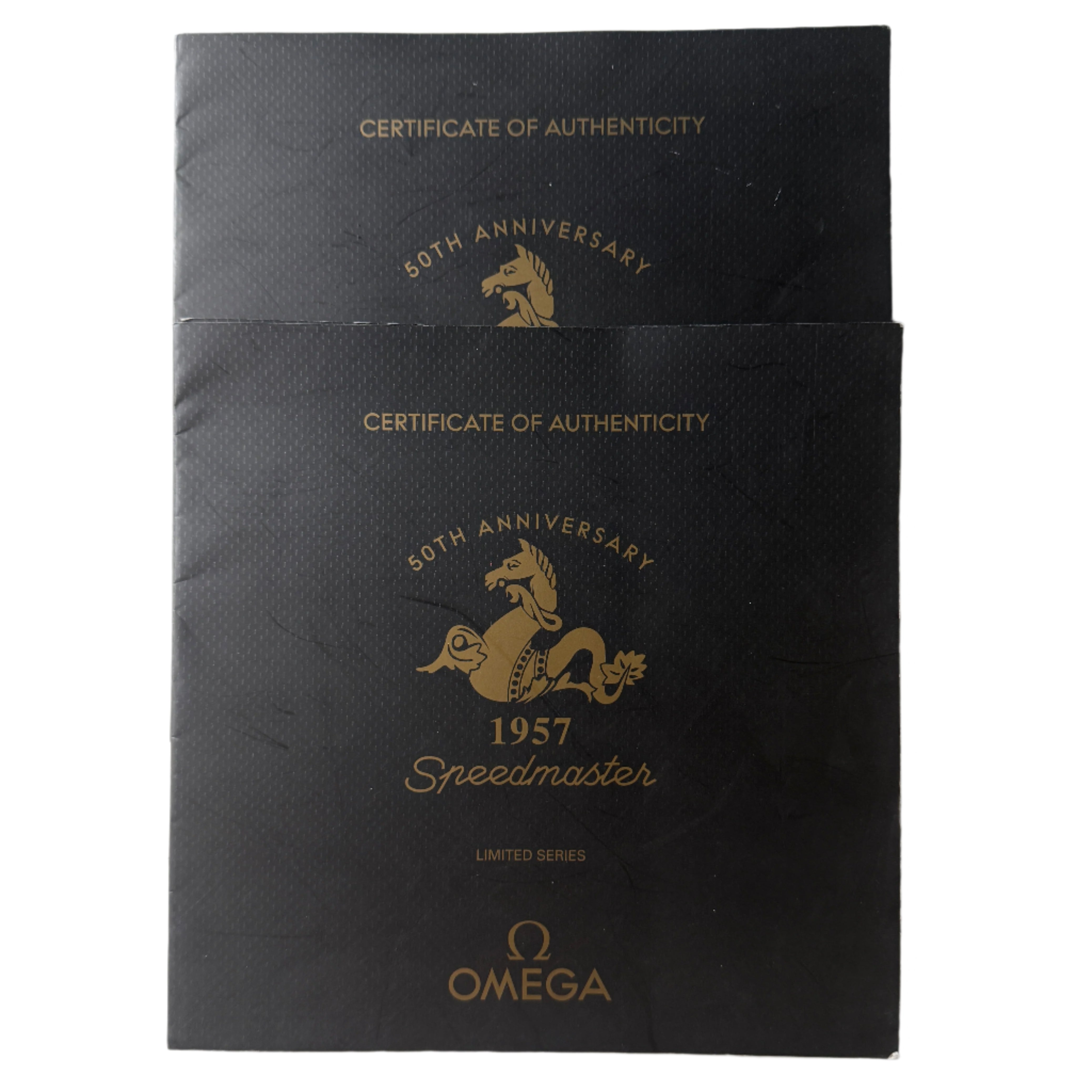Omega Speedmaster 50th Anniversary Certificates