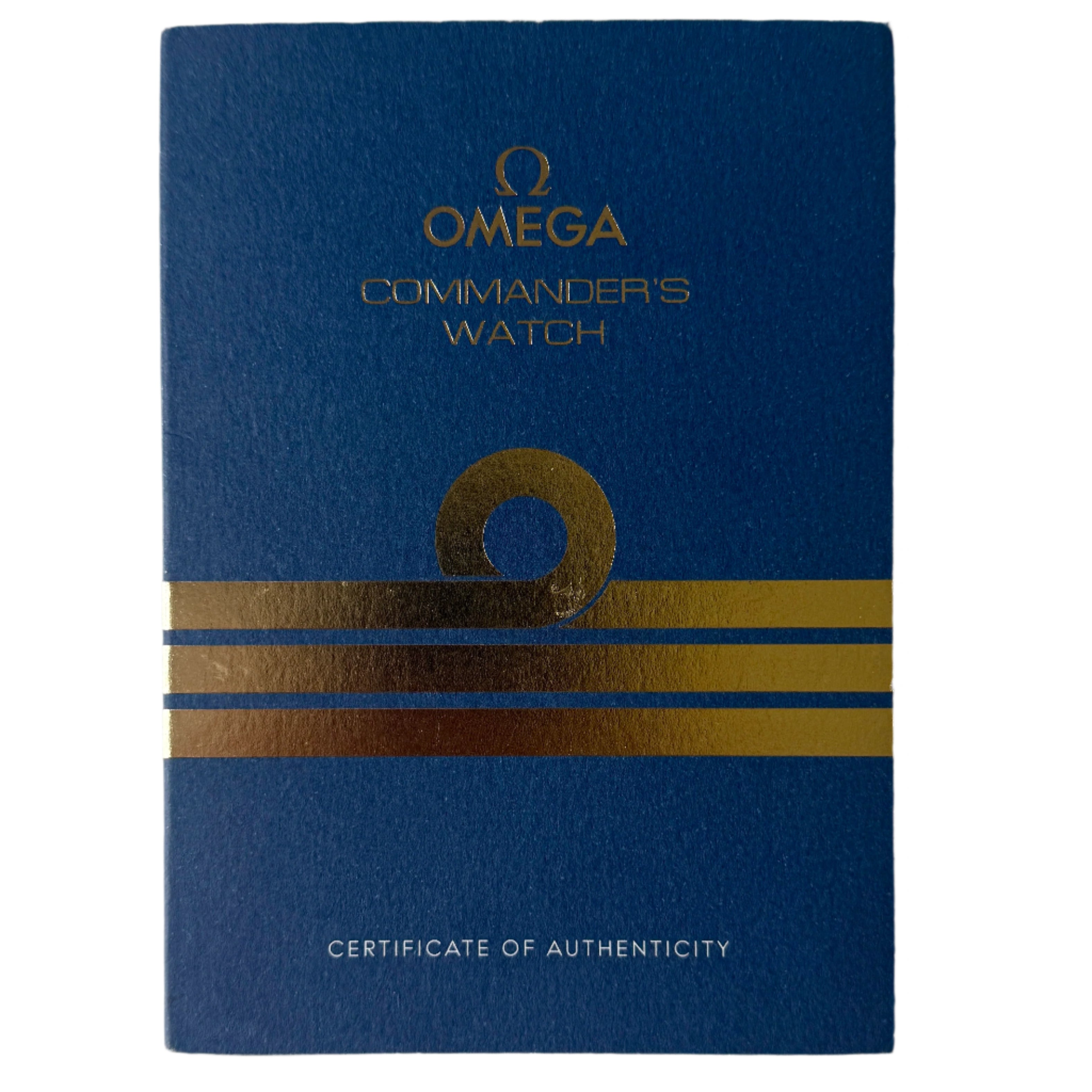 Omega Seamaster 007 Commanders Watch Certificate