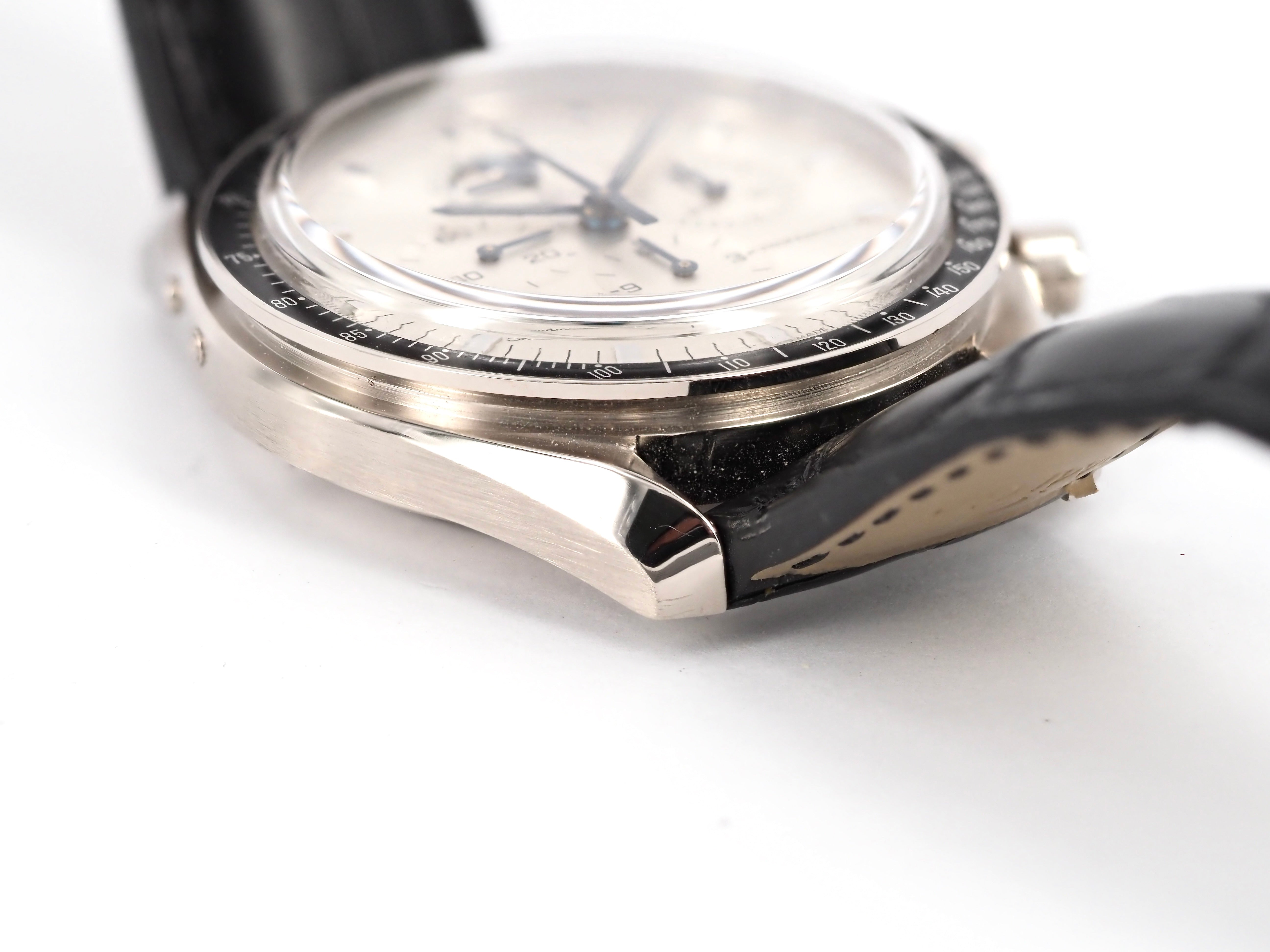 2003 Omega Speedmaster Professional White Gold Moonphase 3689.30