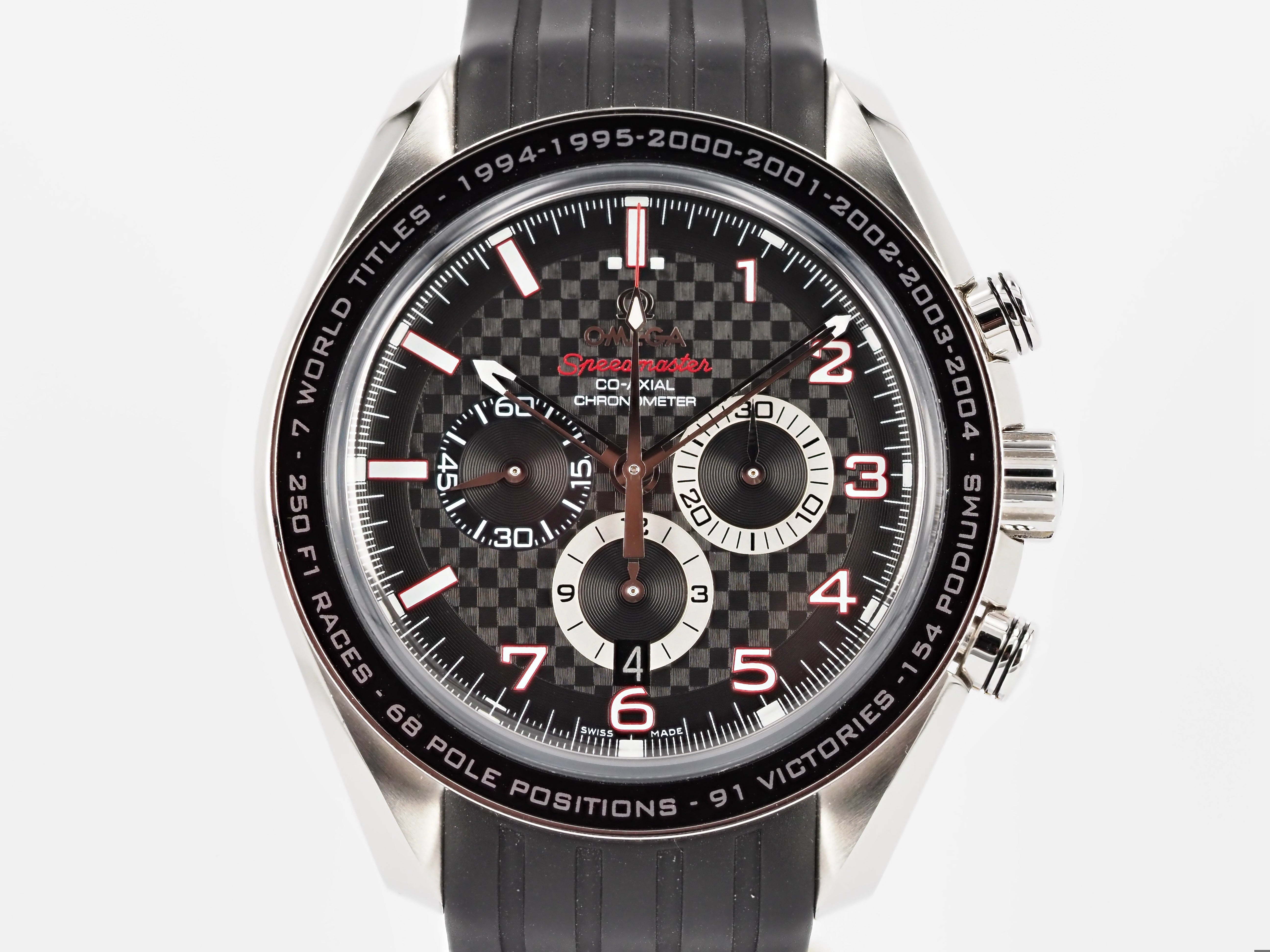 2012 Omega Speedmaster 44mm Co-Axial Schumacher '7 World Titles'  321.32.44.50.01.001