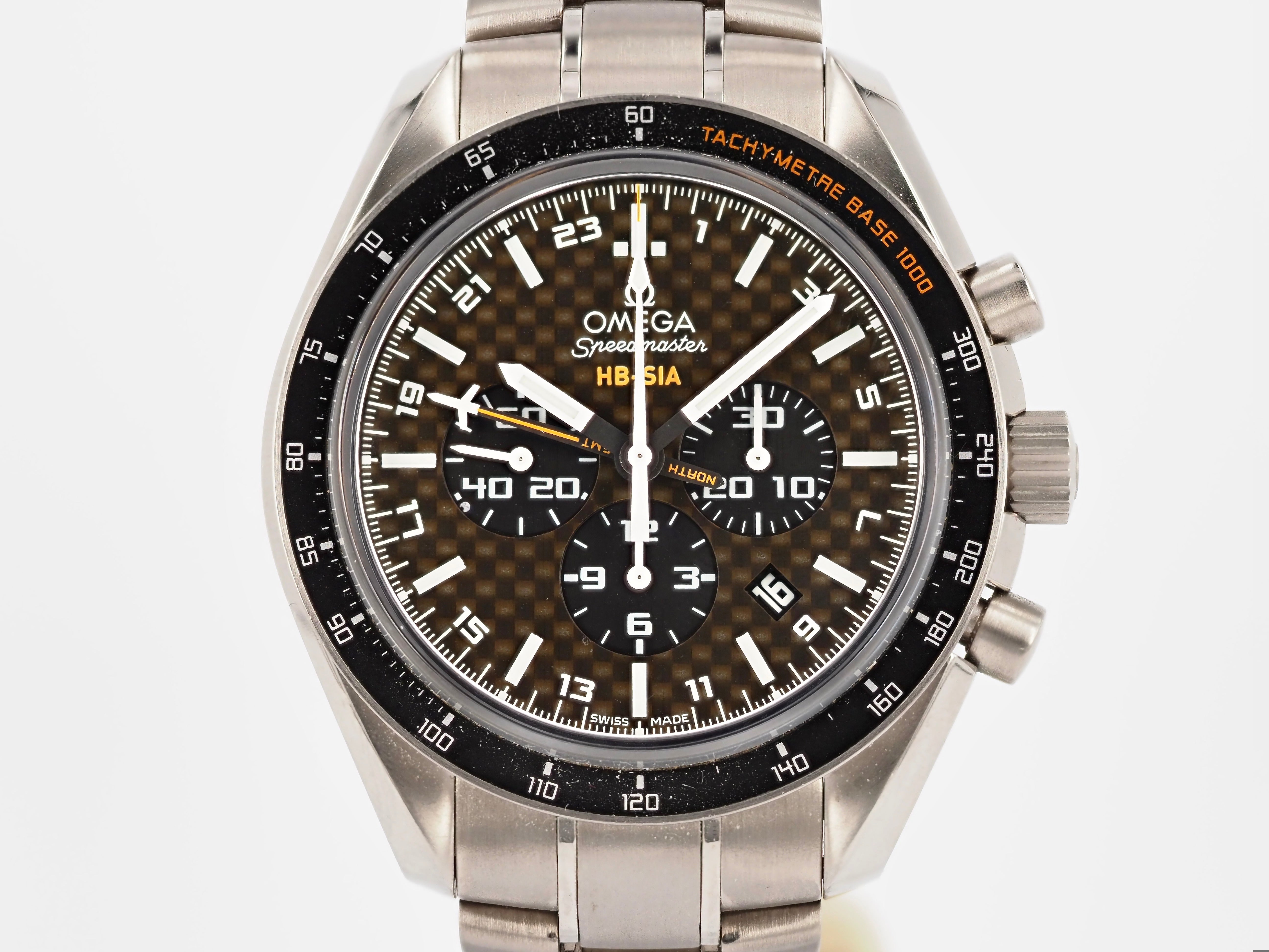 2012 Omega Speedmaster Co-Axial GMT Solar Impulse HB-SIA