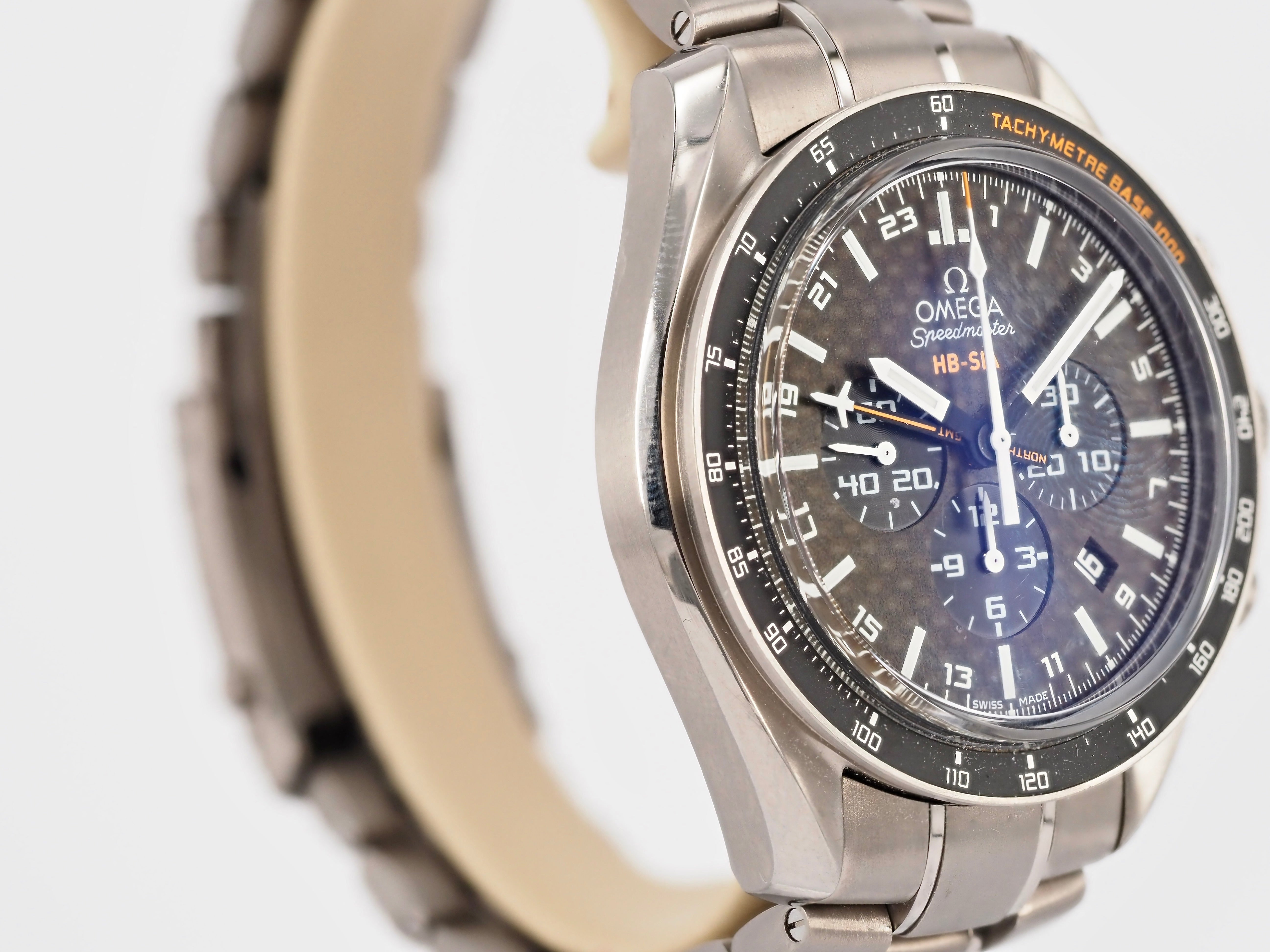 2012 Omega Speedmaster Co-Axial GMT Solar Impulse HB-SIA