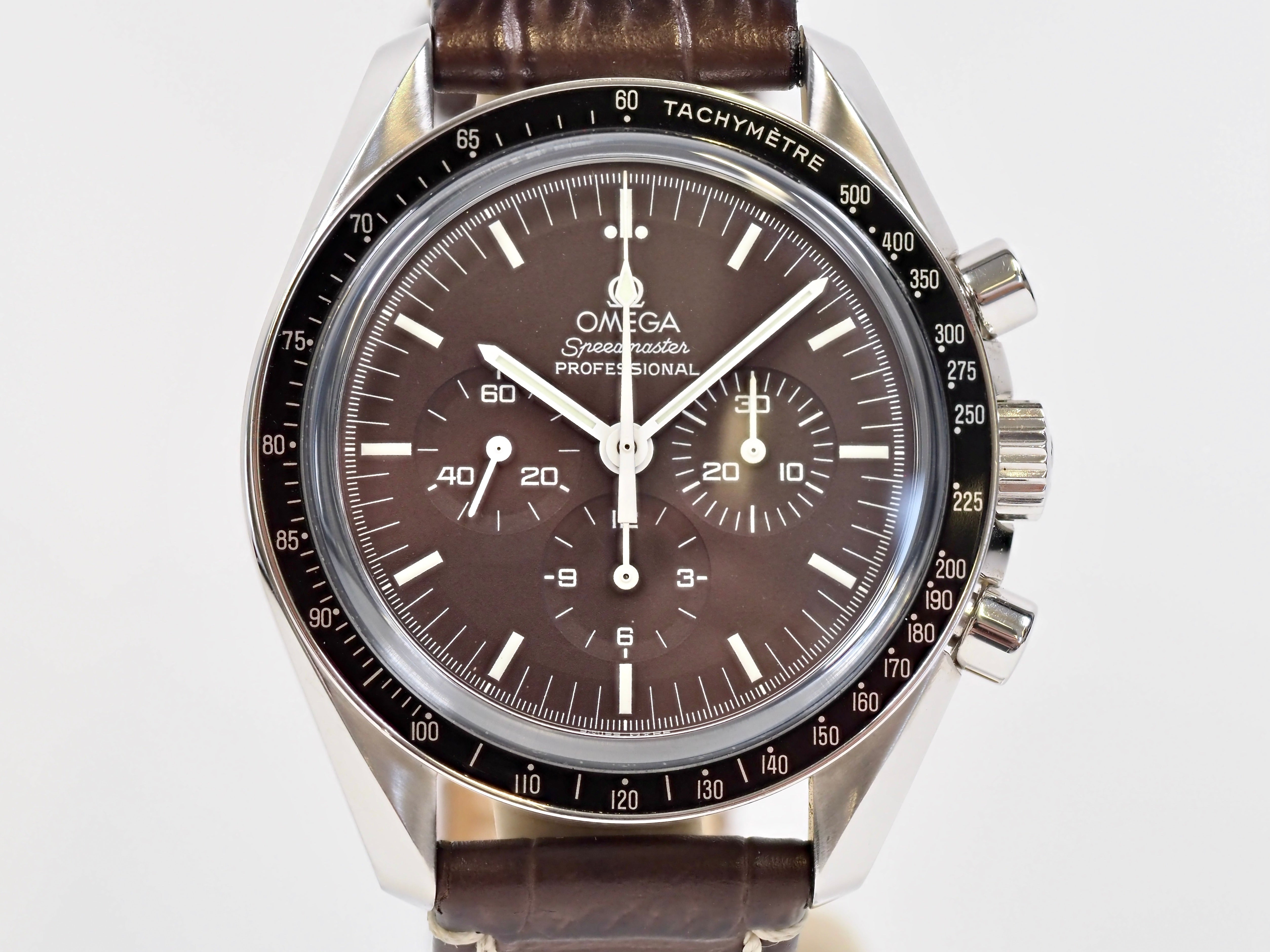 2010 Omega Speedmaster Professional 'Chocolate' 311.30.42.30.13.001 Sapphire Sandwich