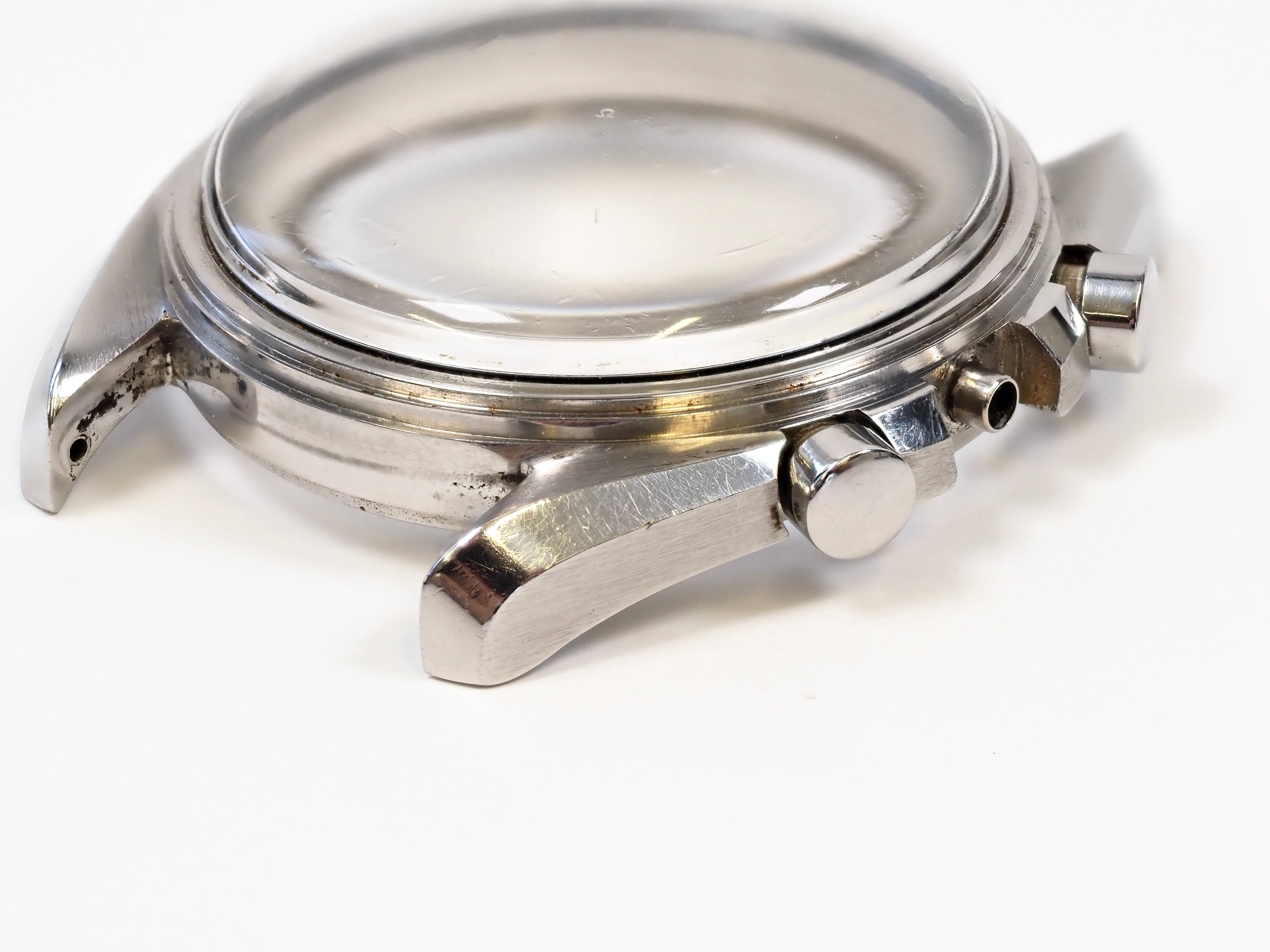 Omega Speedmaster HF Mid Case for 105.012 with 2x Press Fit Pushers.