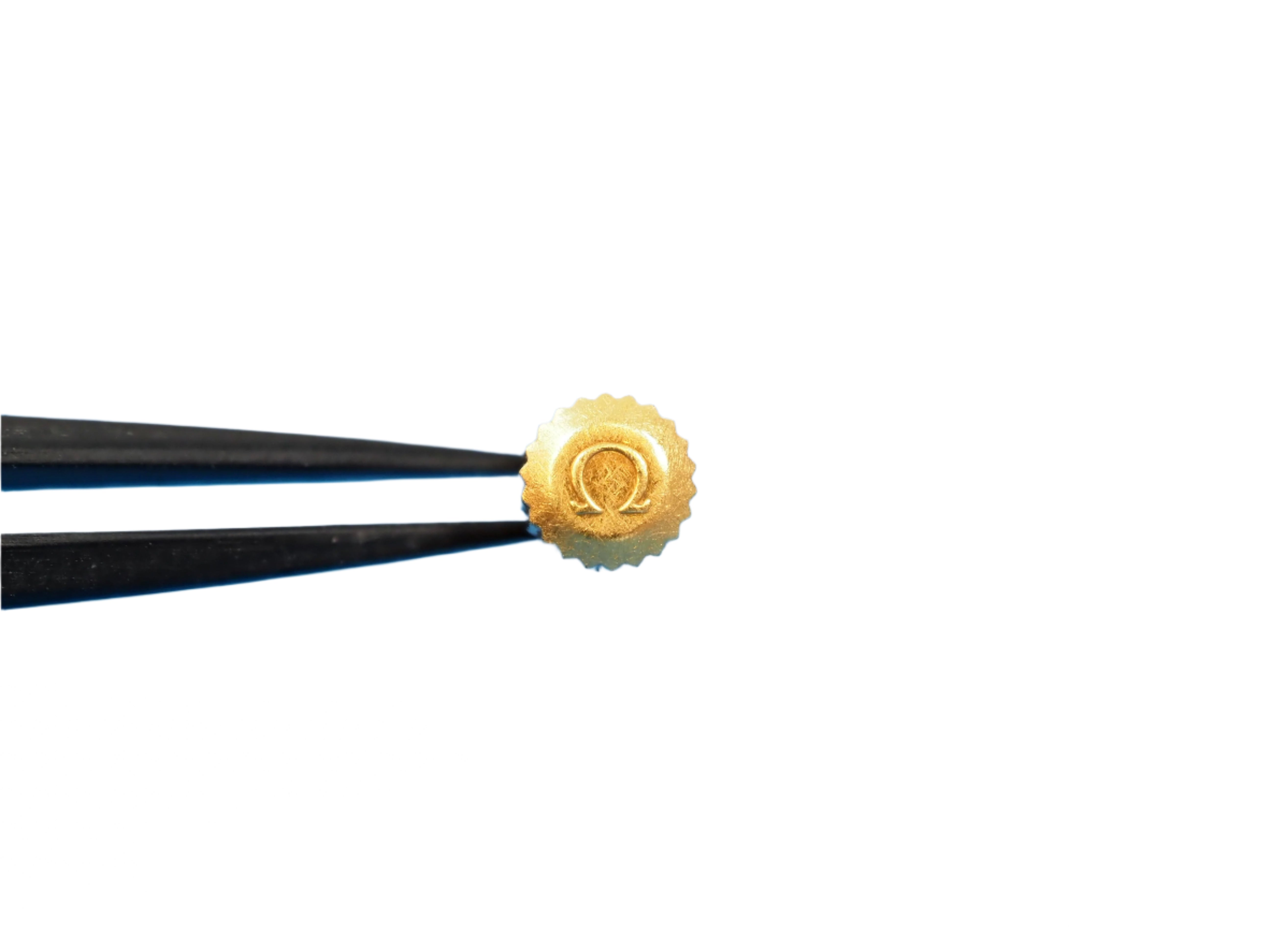 Omega Megaquartz Gold Capped Crown